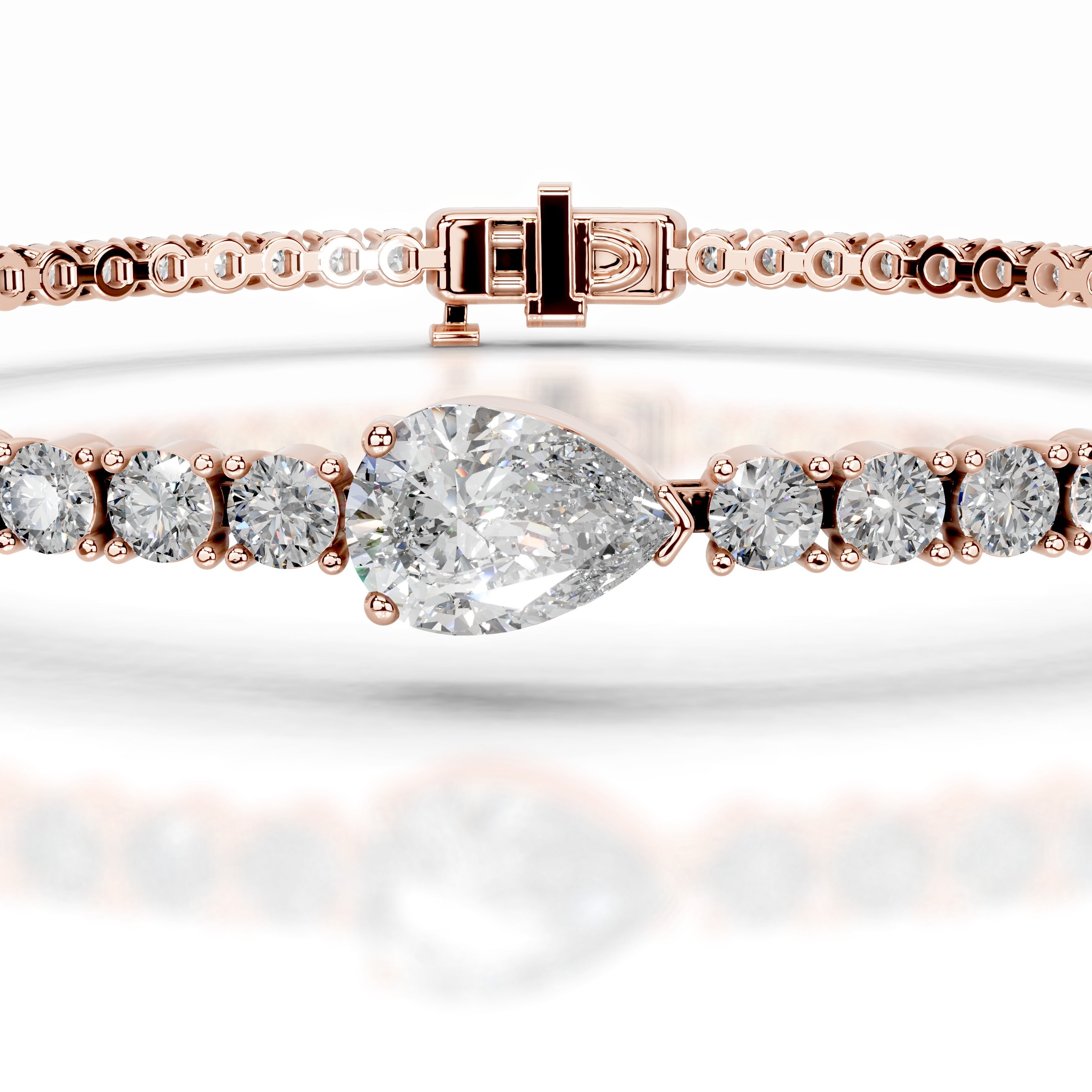 Cheryl Lab Grown Diamond Bracelet - 14K Rose Gold、mySite、hinf8tx79