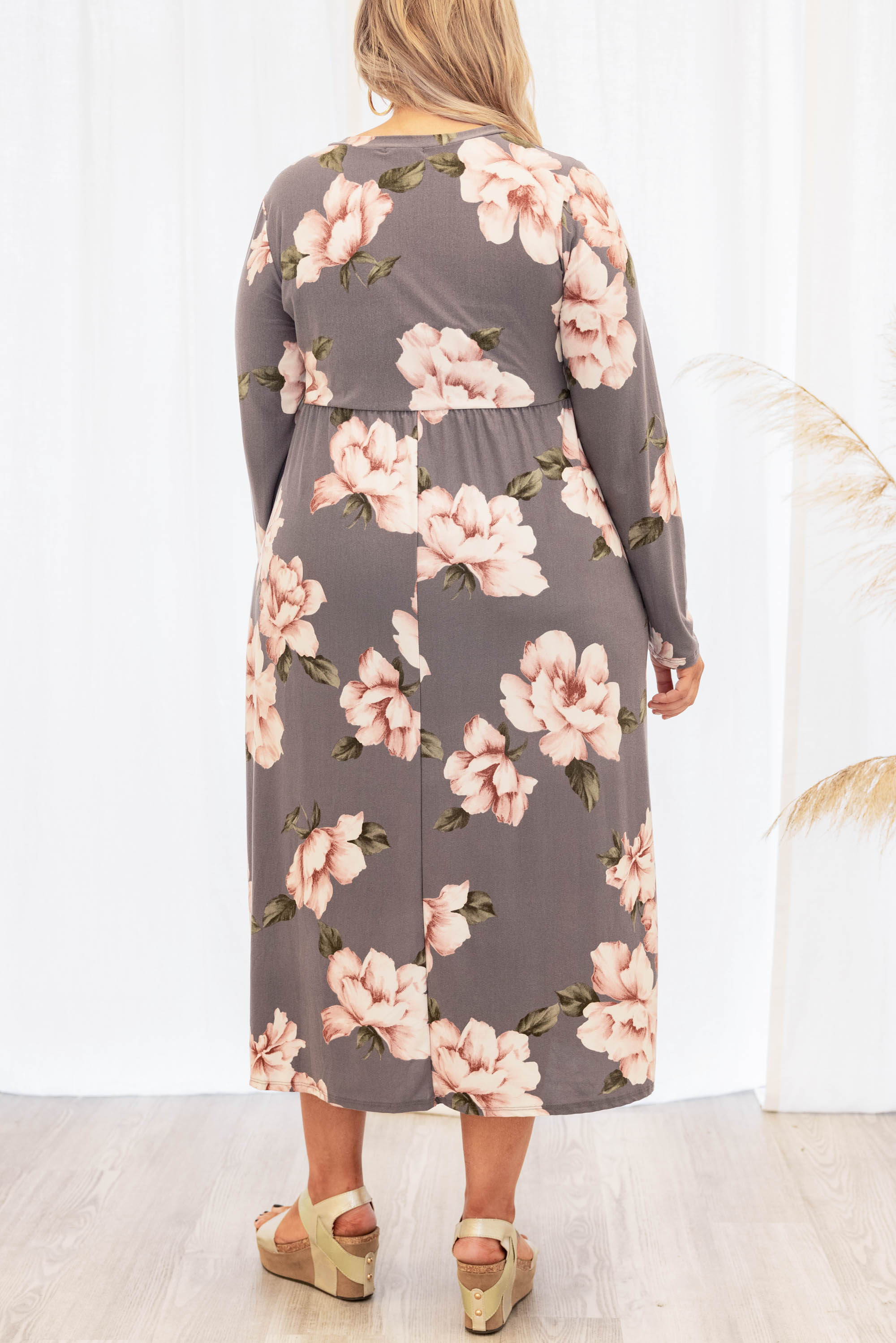  Casual Walks Dress, Charcoal、mySite、justintrudeaud