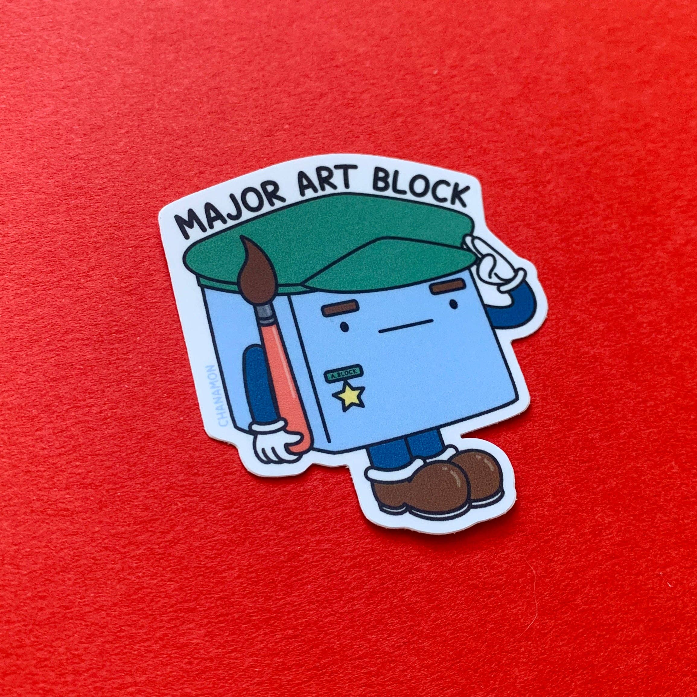 Maison Chanamon - Major Art Block Sticker、mySite、garagedoors4me