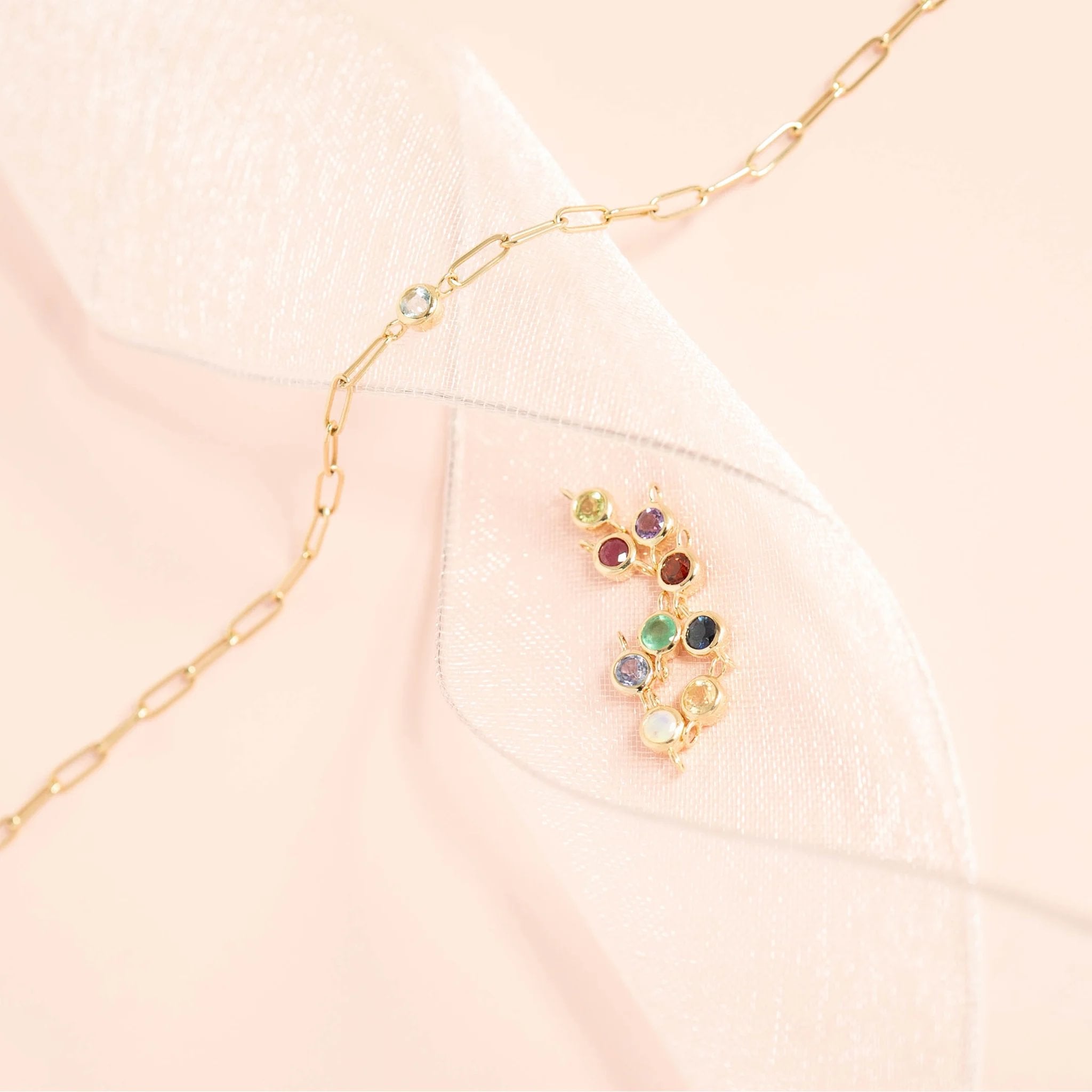 2.0 mm Fine Paperclip Chain 14K Solid Gold Permanent Jewelry Link - By the Inch / PMJ0014、mySite、dreamappss