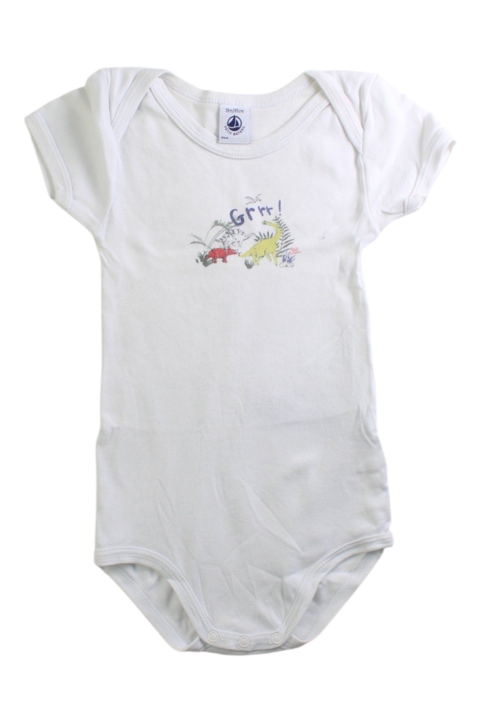 Petit Bateau Dinosaur Print Bodysuit 12-18M、mySite、g9winljtr