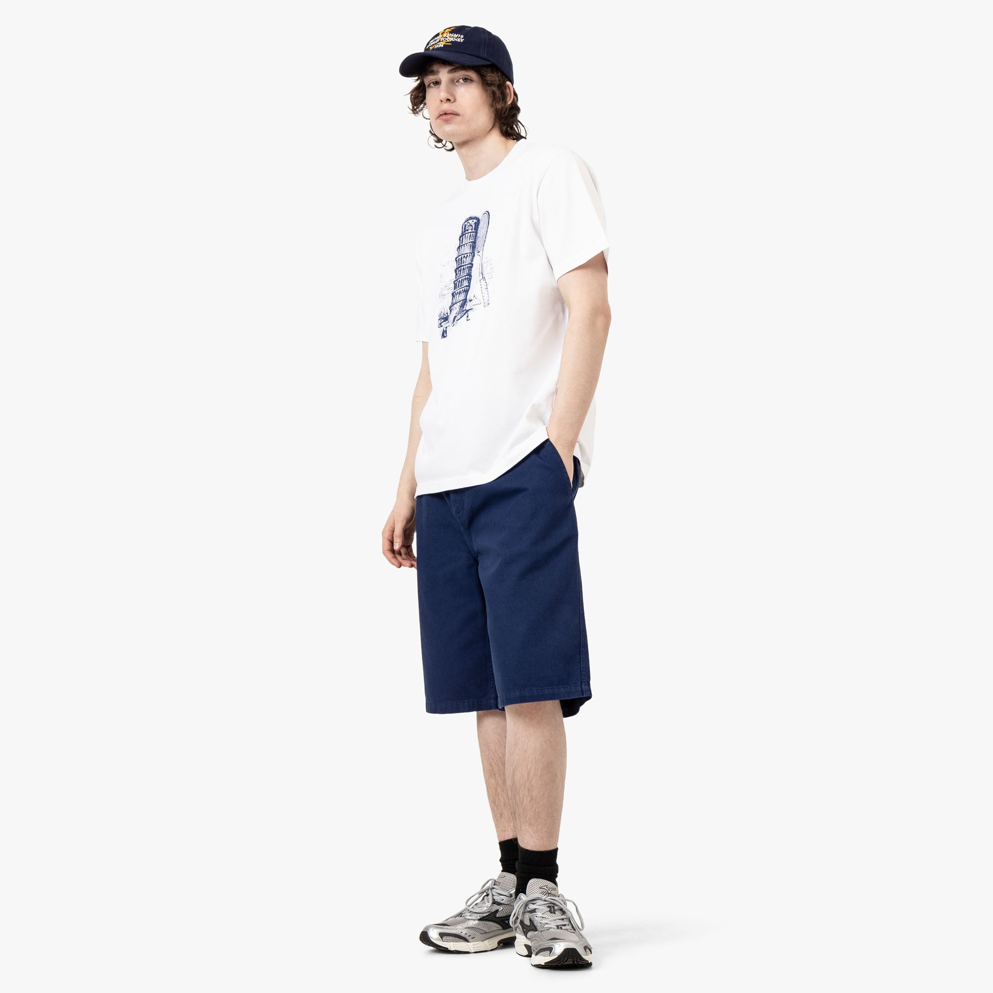  Palmes Tower T-Shirt White、mySite、merchandisen