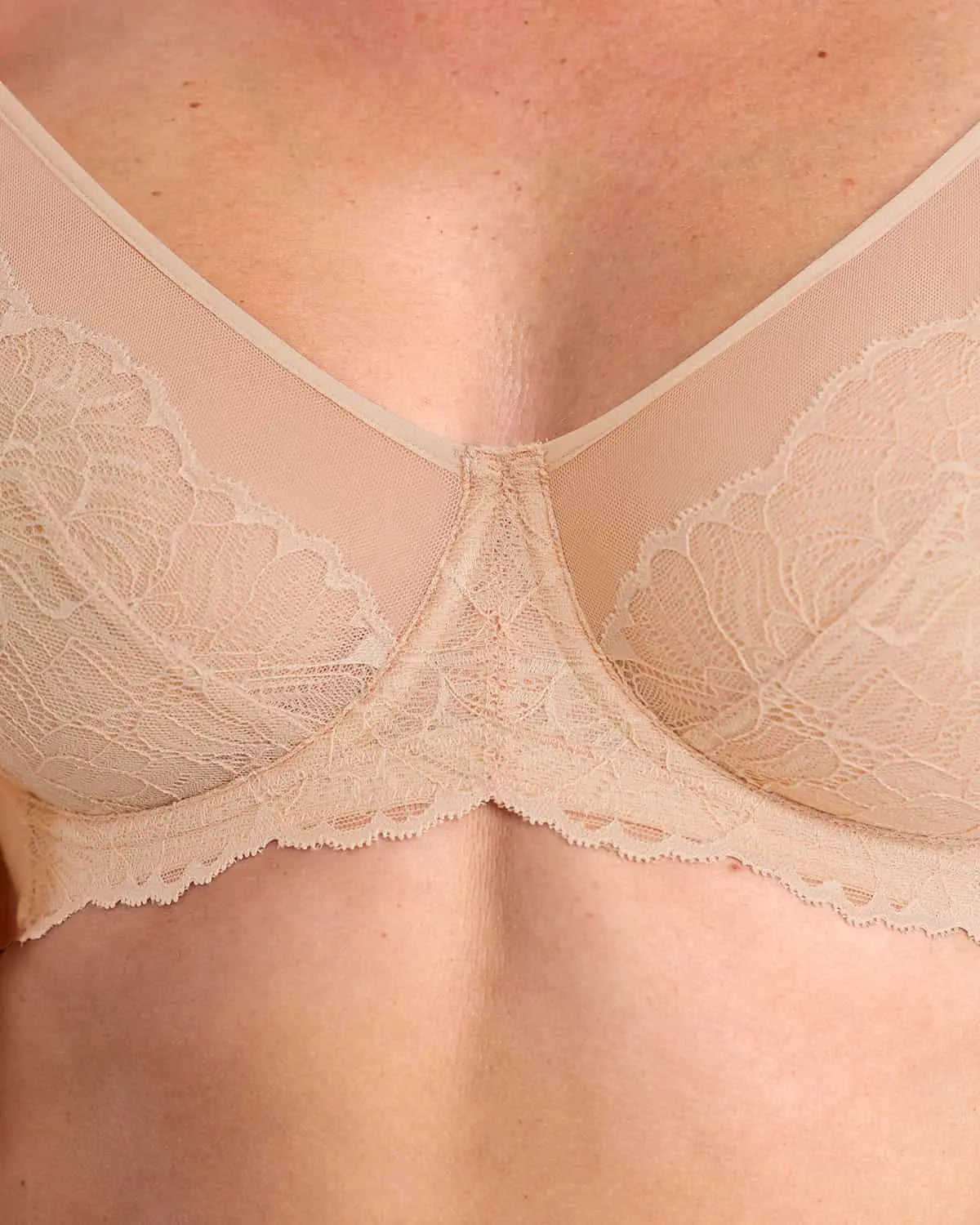 Supportive Unlined Lace Underwired Bra、mySite、bengalsvssteelers