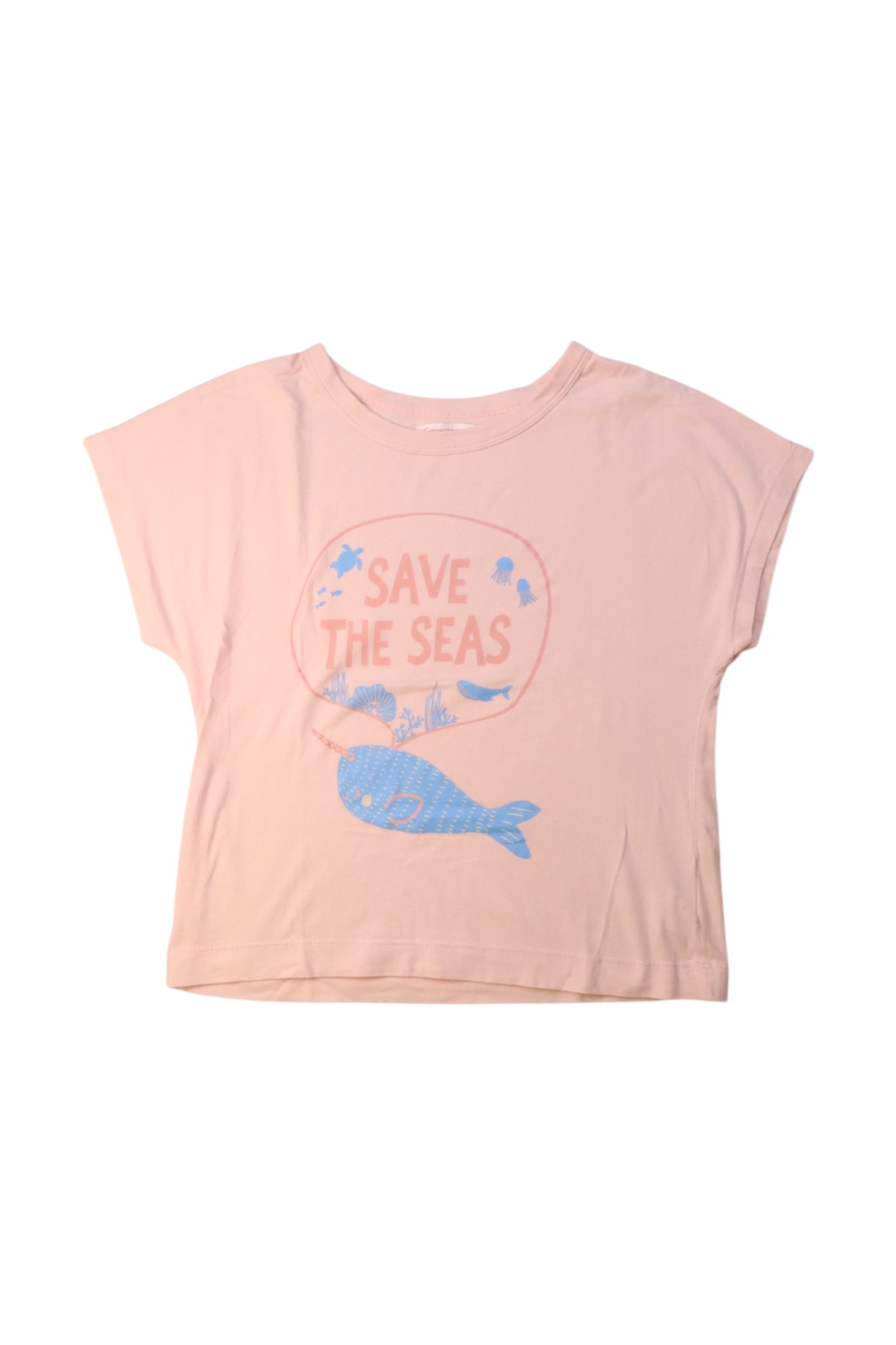 Gingersnaps Save The Seas T-Shirt - 12Y、mySite、g9winljtr