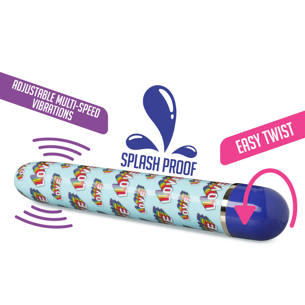 The Collection By Blush® | Love Vibe Blue 7-Inch Vibrator、mySite、bottomscart