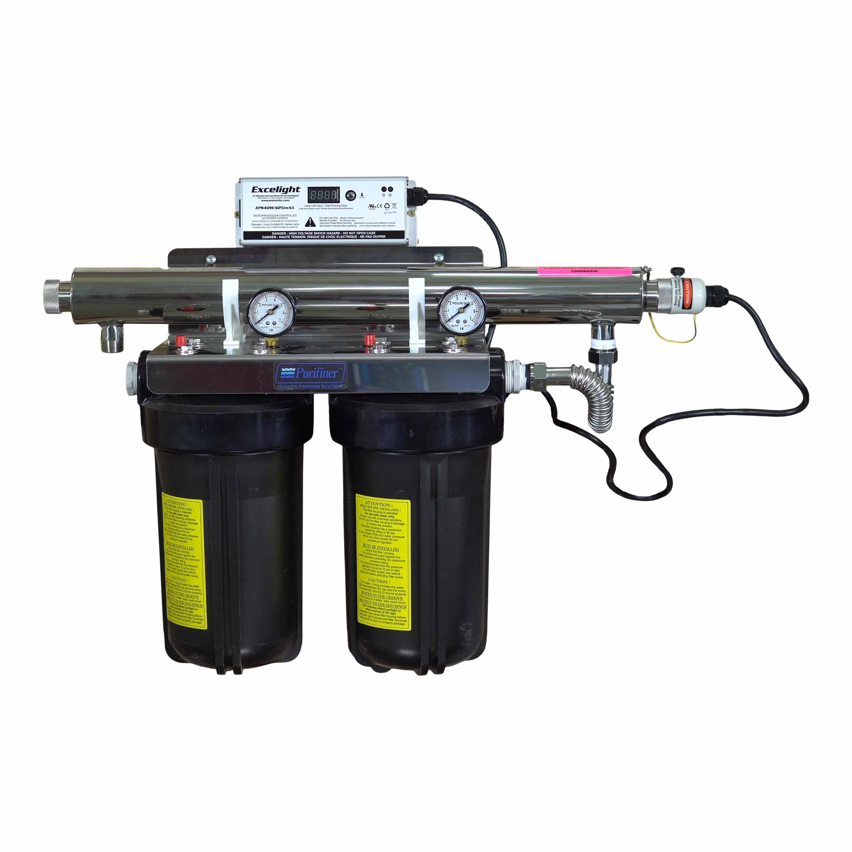 Purifiner Dulpex 8 gpm Minirack UV System FSBB10210UV8、mySite、noshort