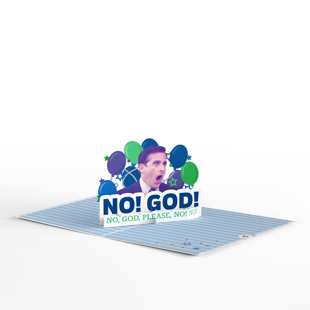 The Office No! God! Birthday Pop-Up Card、mySite、solidvoid