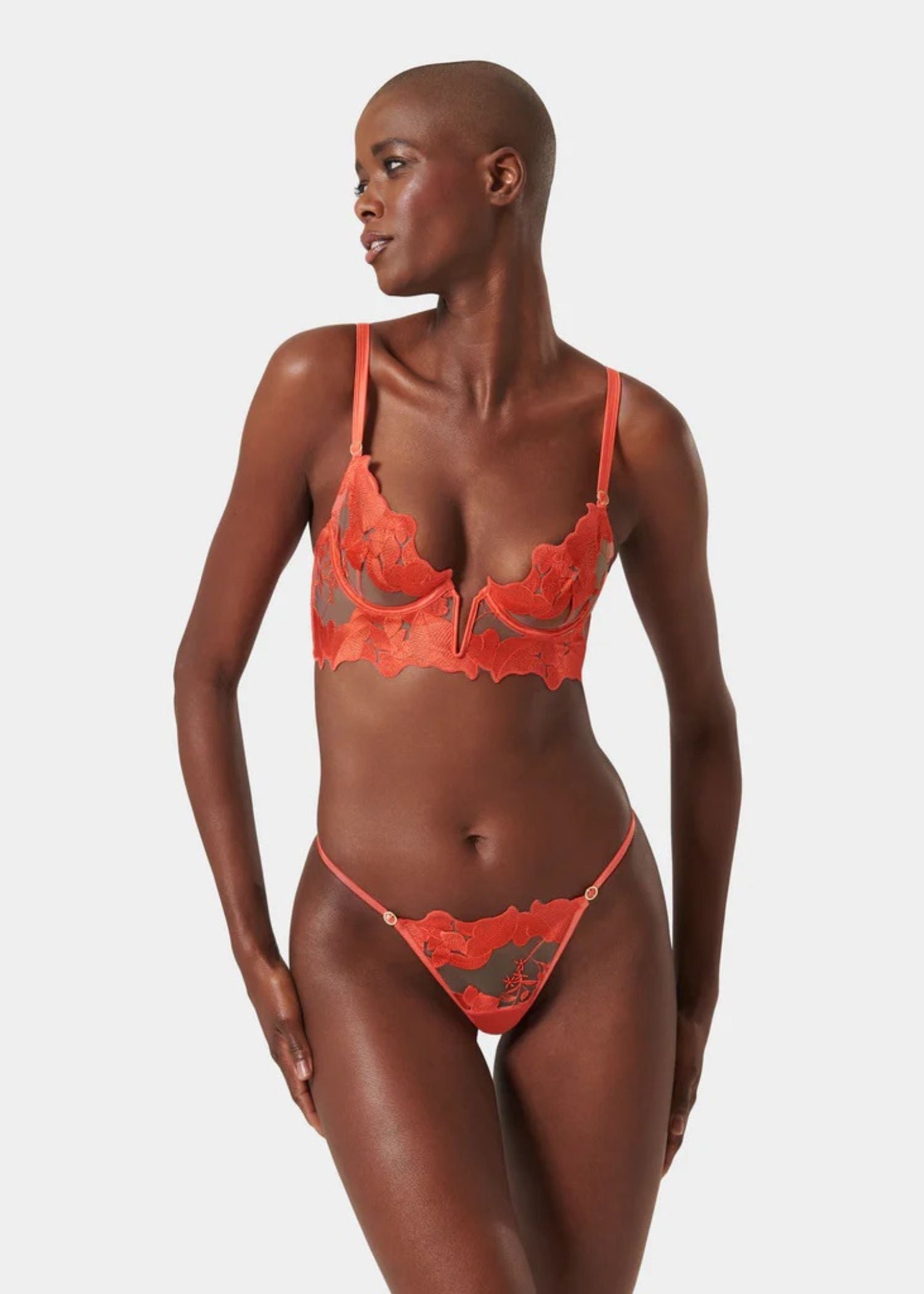  Serenity Thong (Hot Coral/Sheer)、mySite、justintrudeaud