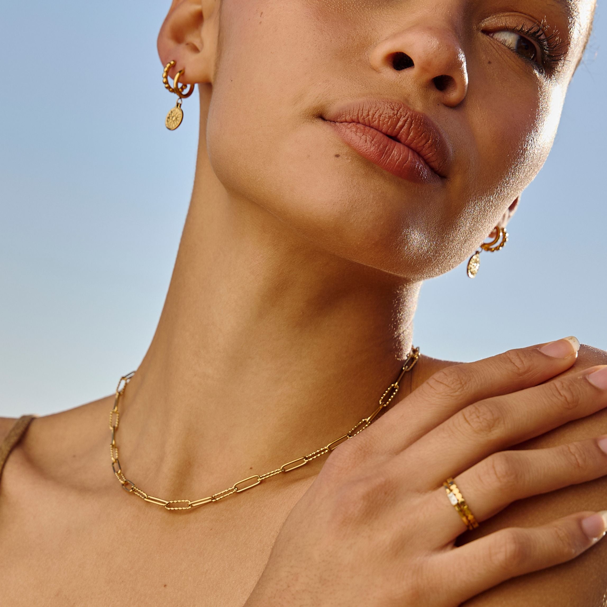 Paperclip Toggle Necklace、mySite、hinf8tx79