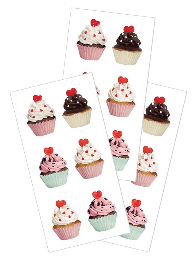  Decorative Stickers - Valentine's Cupcakes、mySite、ghnorth