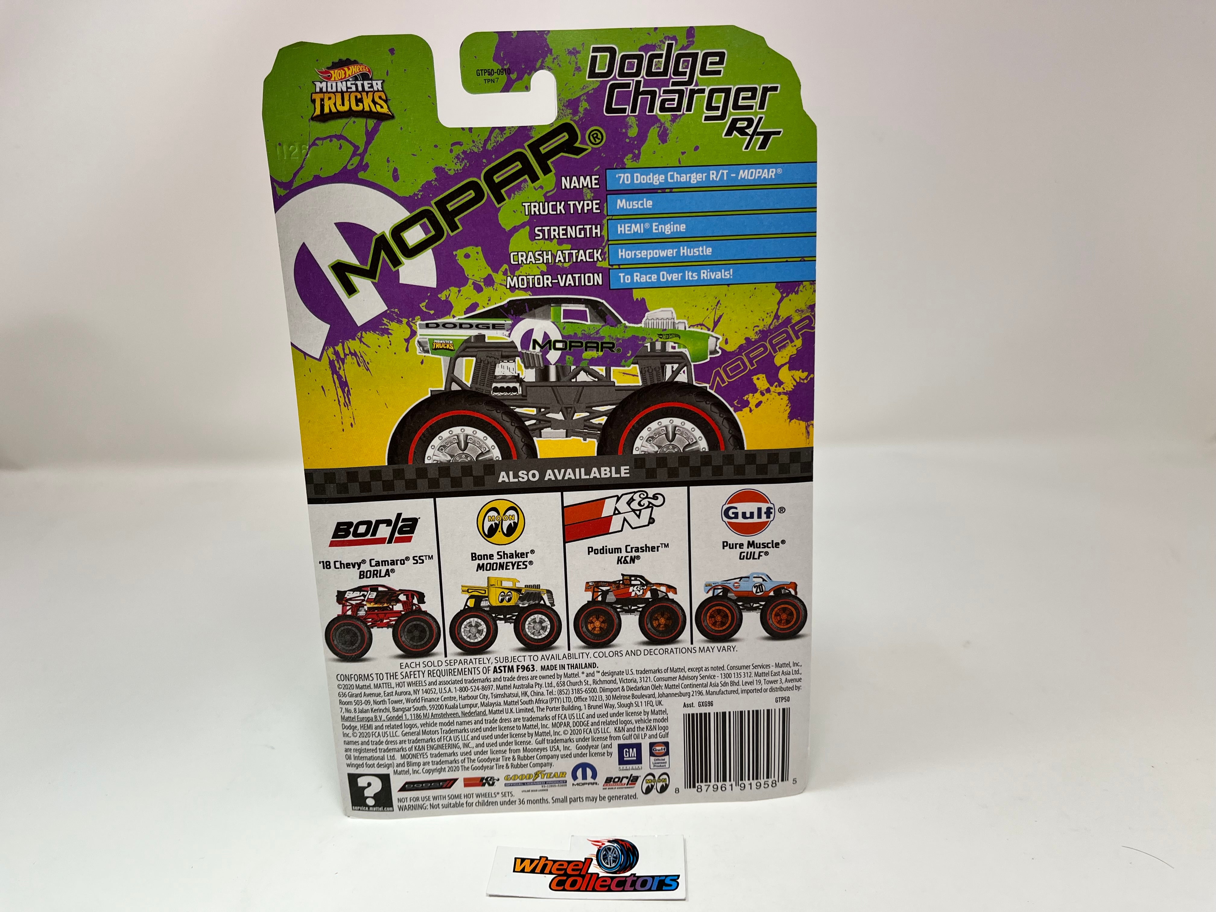 Dodge Charger R/T MOPAR * Monster Trucks 2022 Hot Wheels Store Exclusive、mySite、hgirdovlk