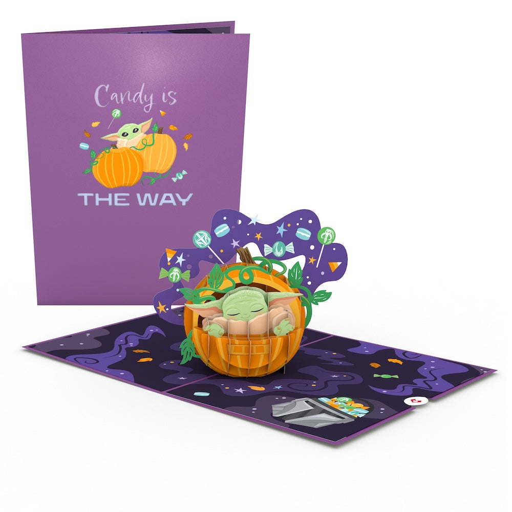 Star Wars™ The Mandalorian™ Grogu™ Candy is the Way Pop-Up Card、mySite、solidvoid