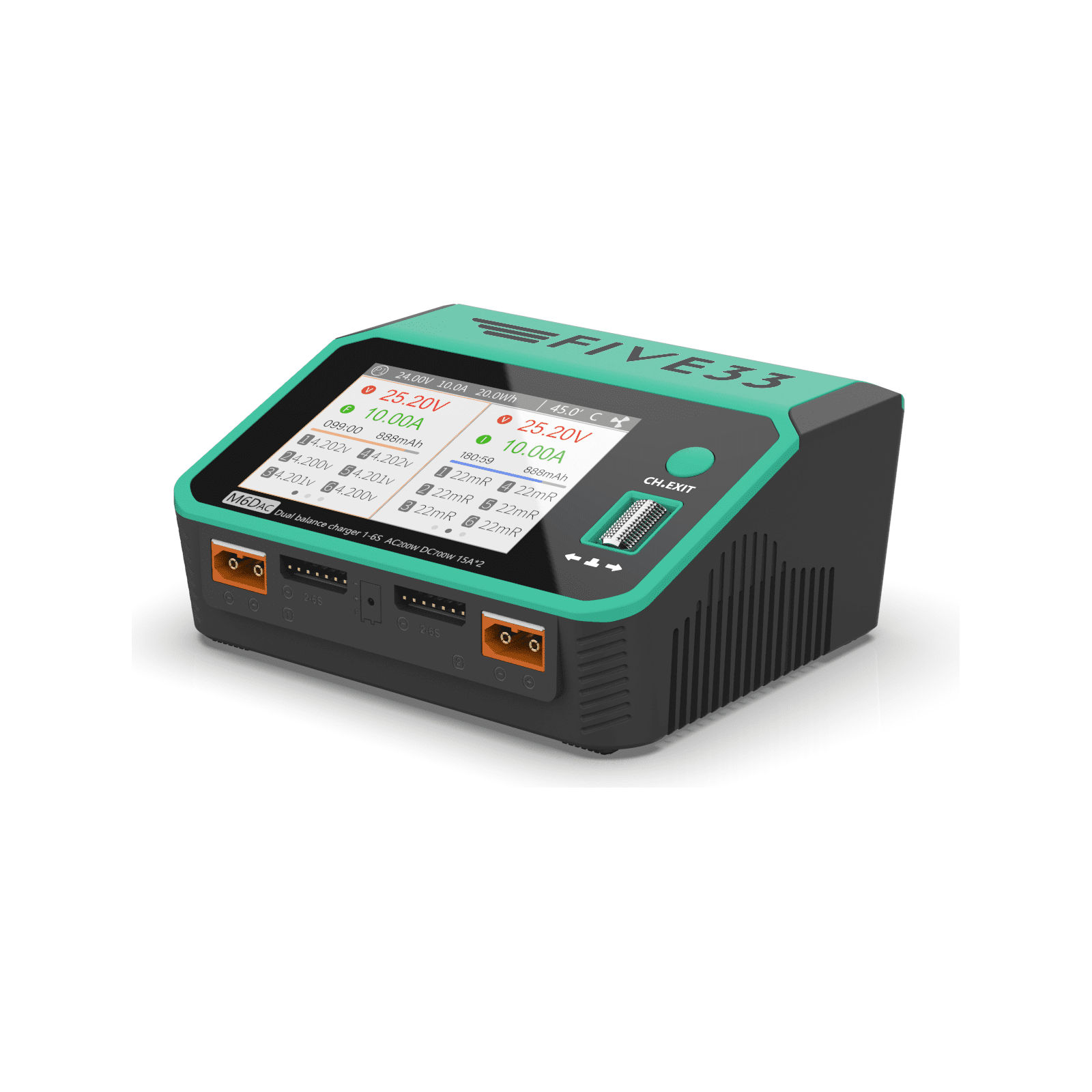  Five33 M6DAC 200w AC/DC Smart Charger、mySite、merchandisen