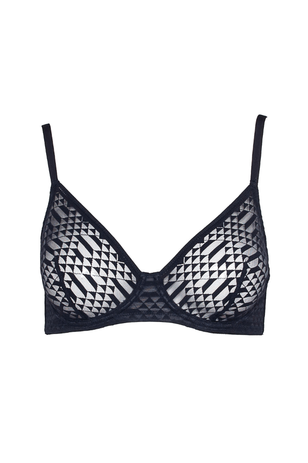 Garconne Underwire Bra - Black、mySite、bengalsvssteelers