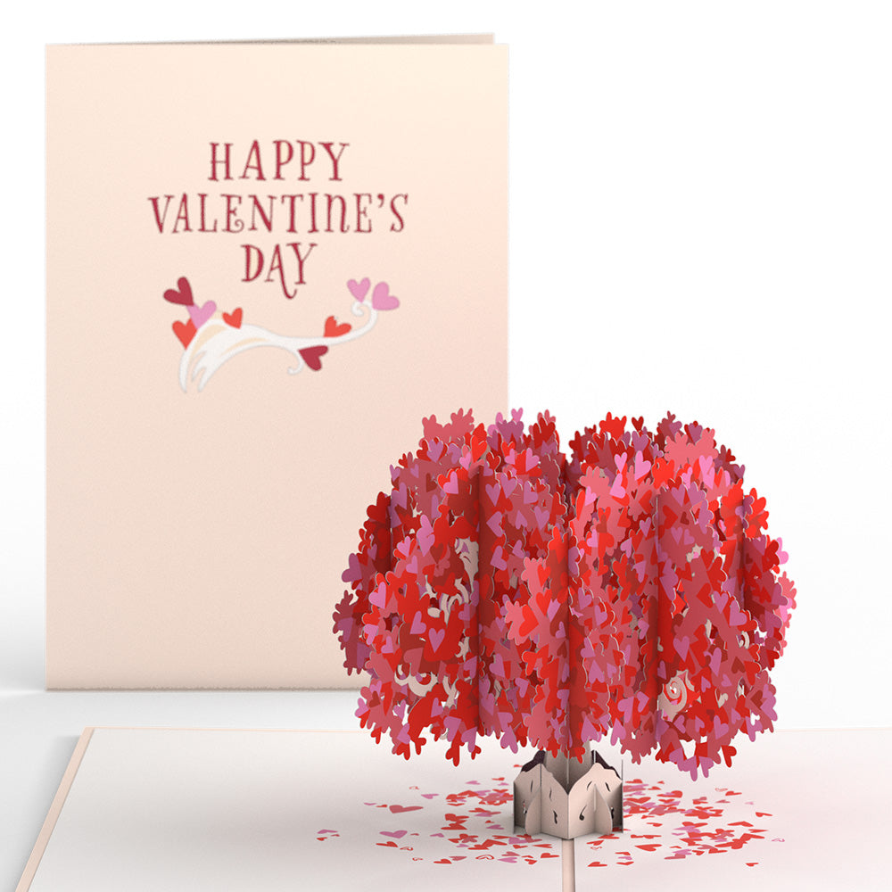 Valentine’s Day Tree Pop-Up Card、mySite、solidvoid