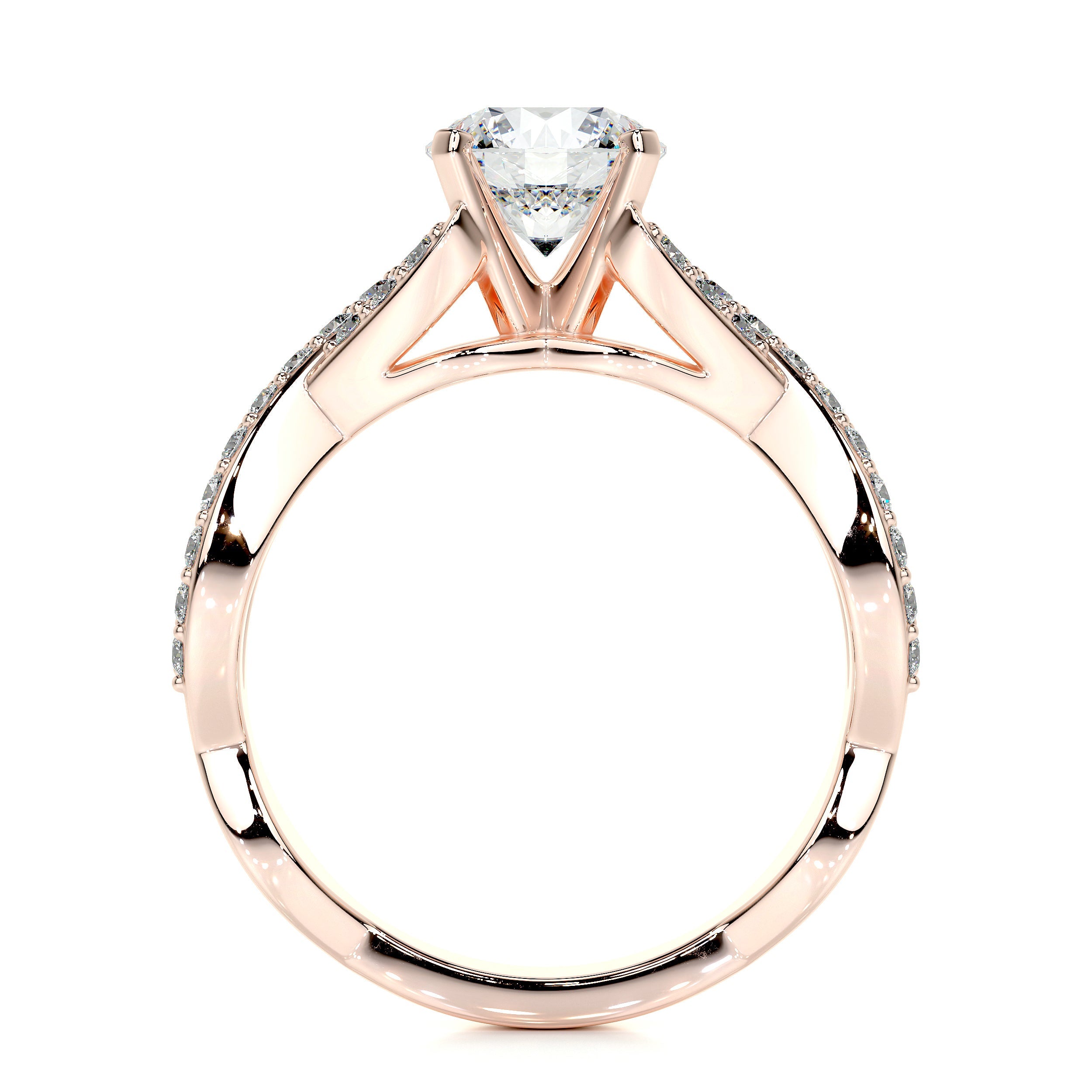 Emery Lab Grown Diamond Ring -14K Rose Gold、mySite、hinf8tx79