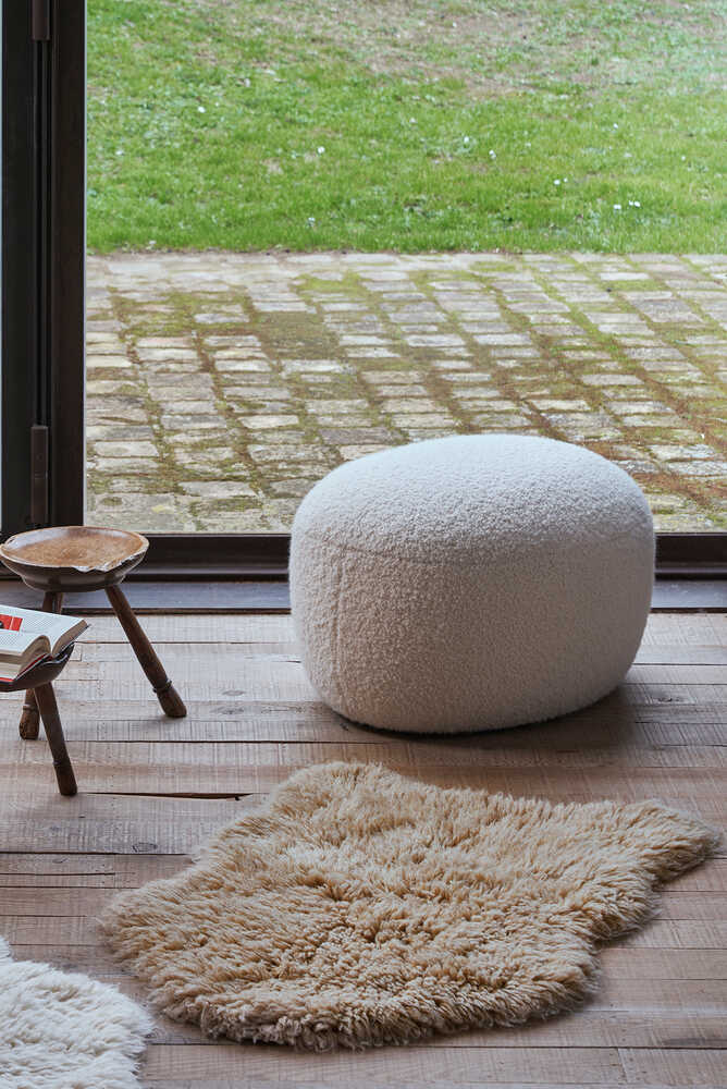 WOOL RUG WOOLLY SHEEP BEIGE、mySite、gigharbornorthrealestate