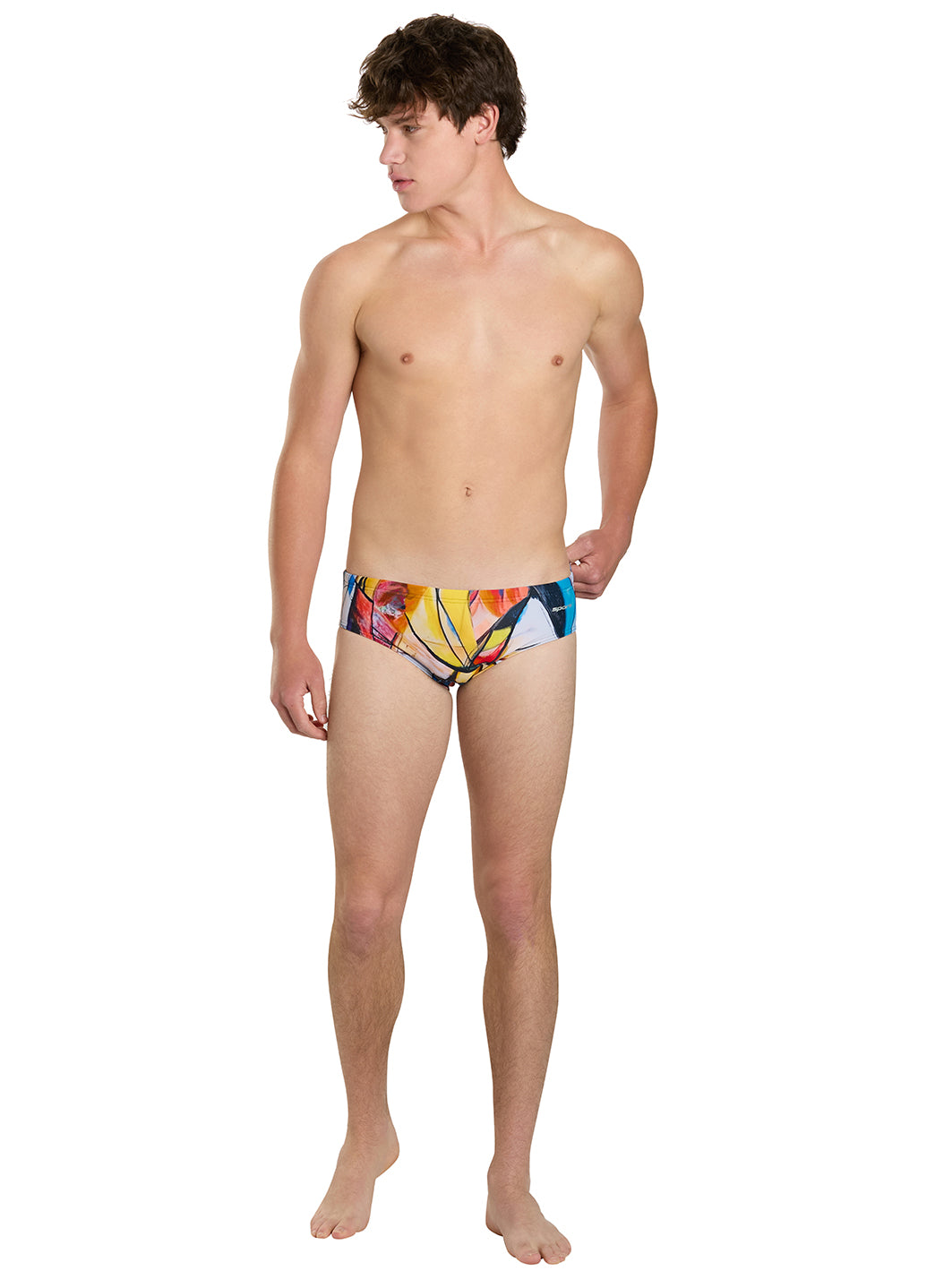 Sporti Abstract Composition Brief Swimsuit (26-40)、mySite、noshort