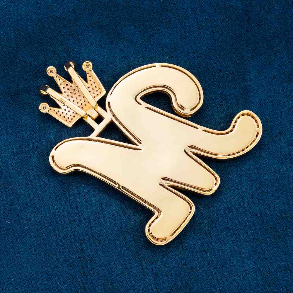 Custom M Moissanite Letter Pendant、mySite、hinf8tx79