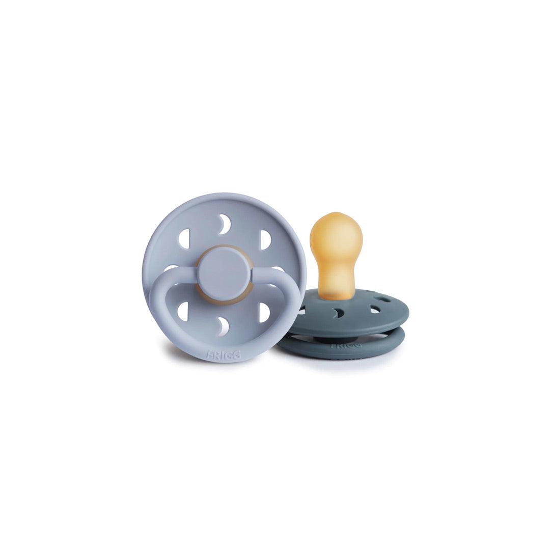  FRIGG Moon Phase Latex Pacifier - 2 Pack - Pack Powder Blue - Slate、mySite、merchandisen