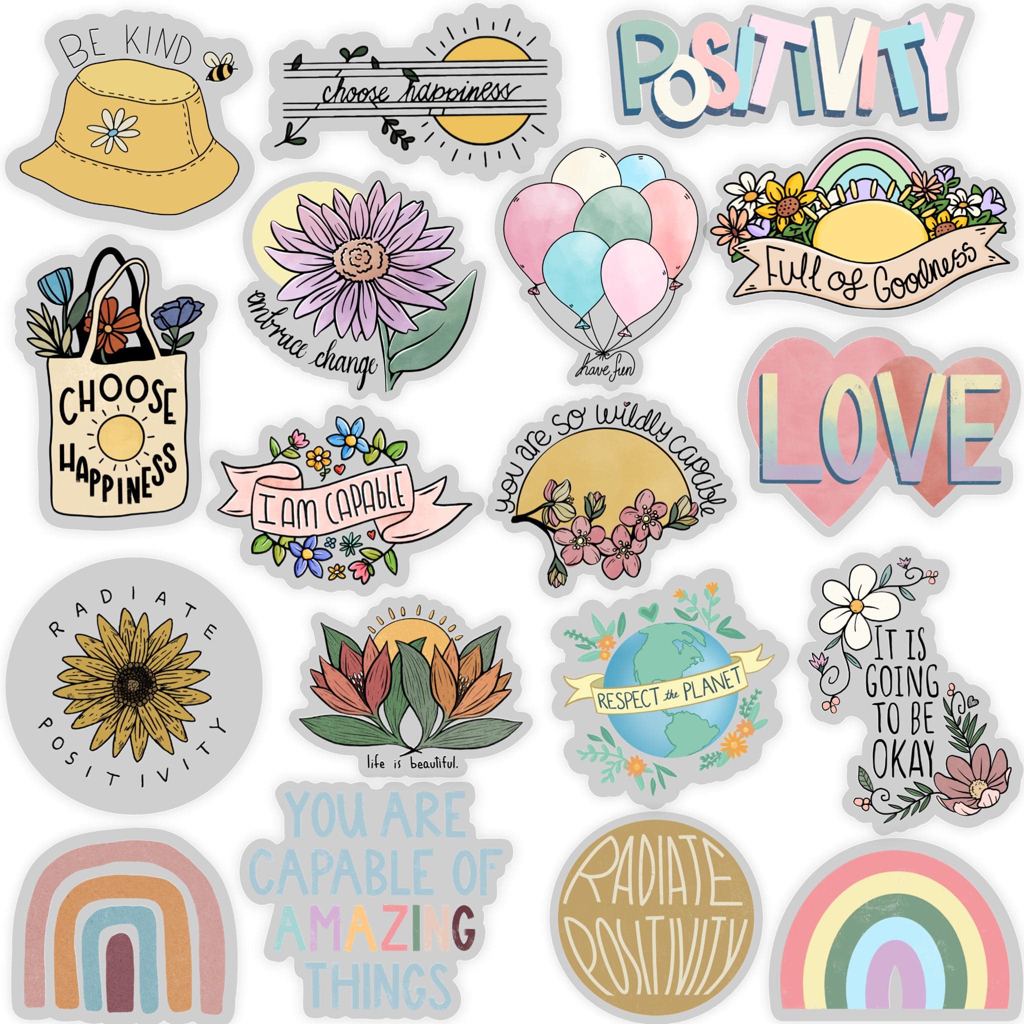  Clear Sticker 18 Pack、mySite、elrpsem3k