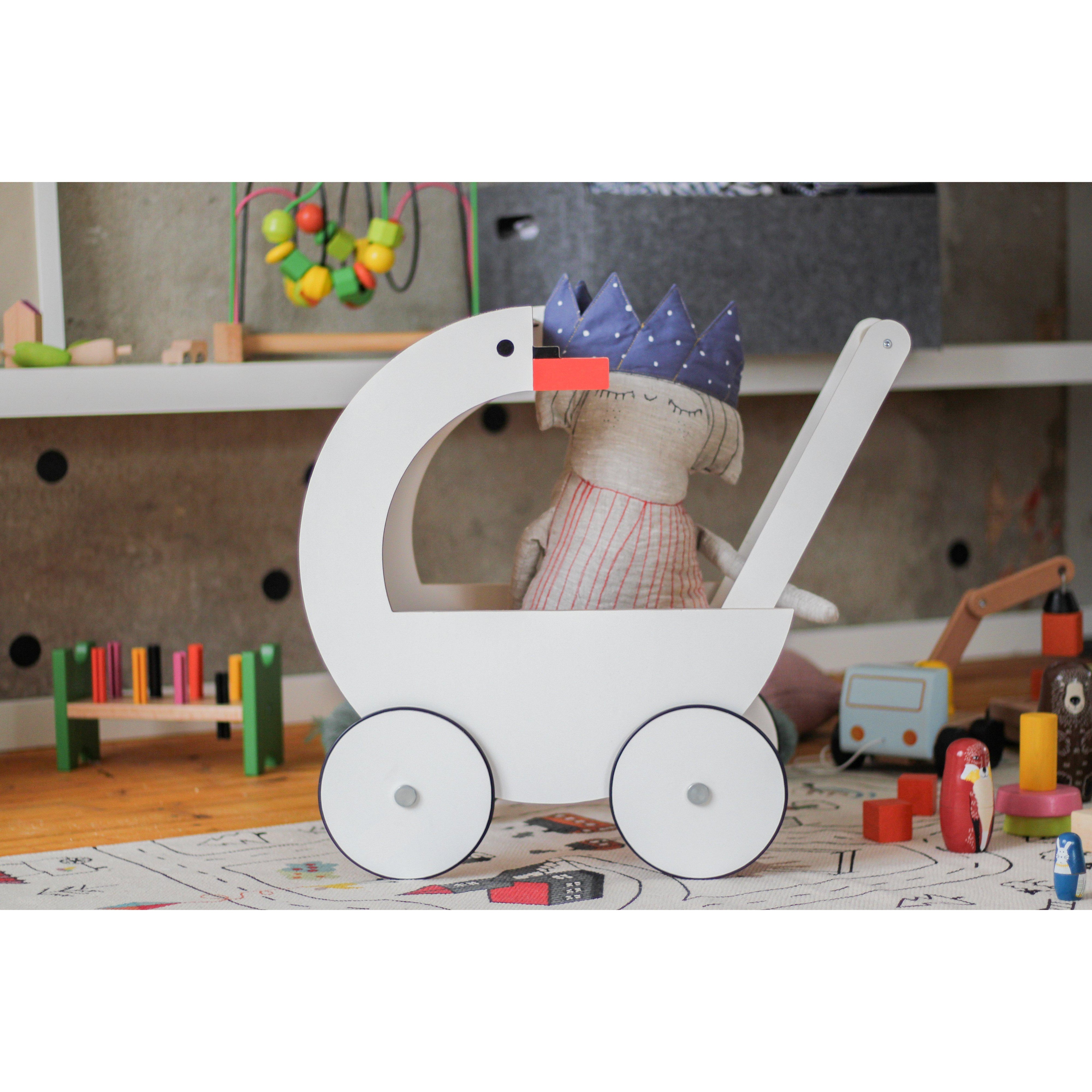 Wooden Swan Doll's Pram、mySite、gigharbornorthrealestate
