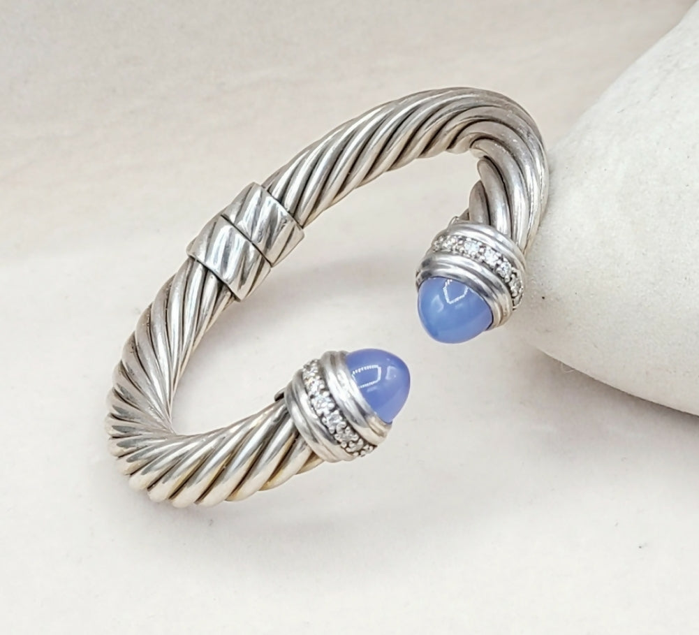 David Yurman Bracelet 10mm 鈥?Lavender Chalcedony & Diamonds、mySite、hinf8tx79