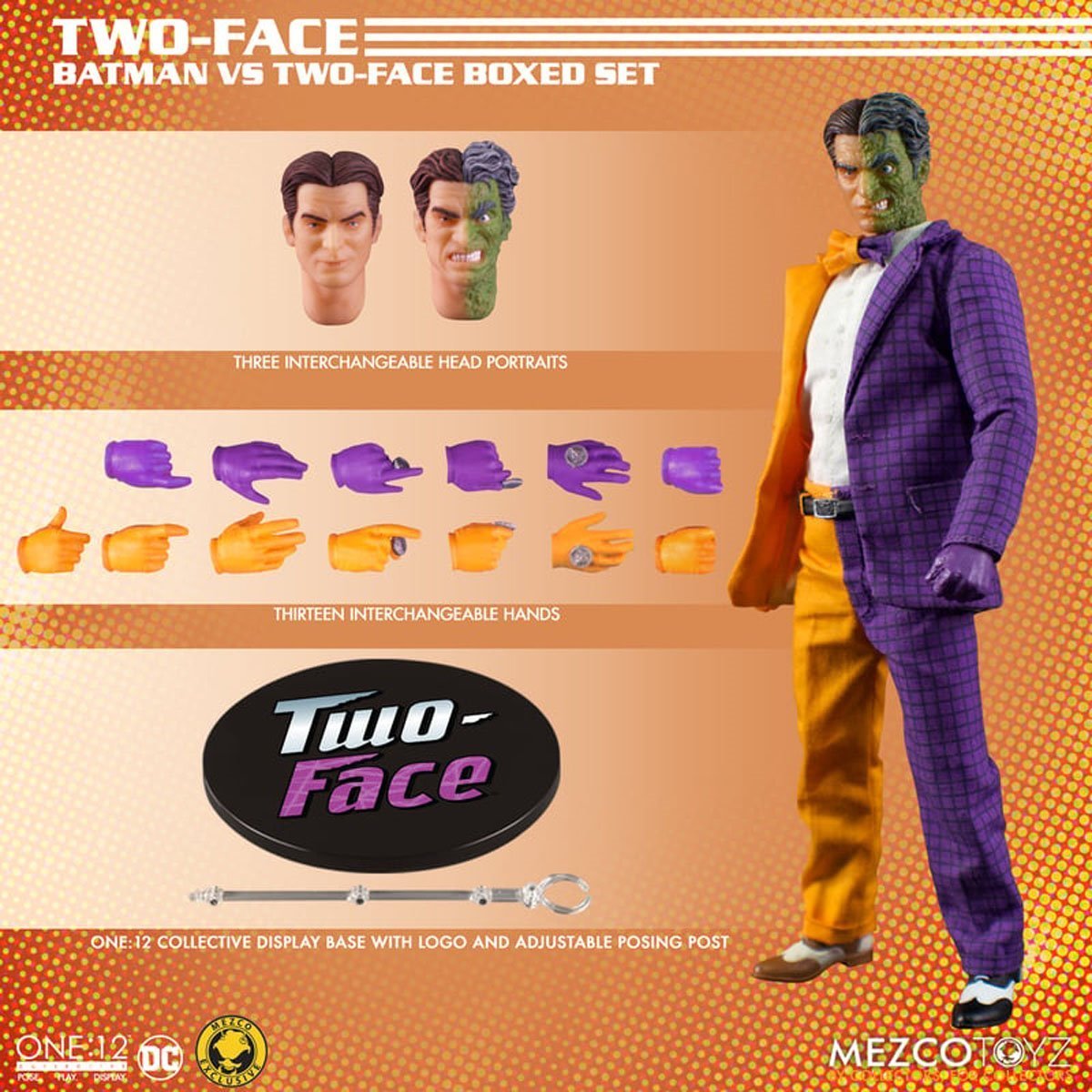 DC Comics Mezco One:12 Collective Batman vs Two-Face Boxed Set (Golden Age Edition)、mySite、hgirdovlk