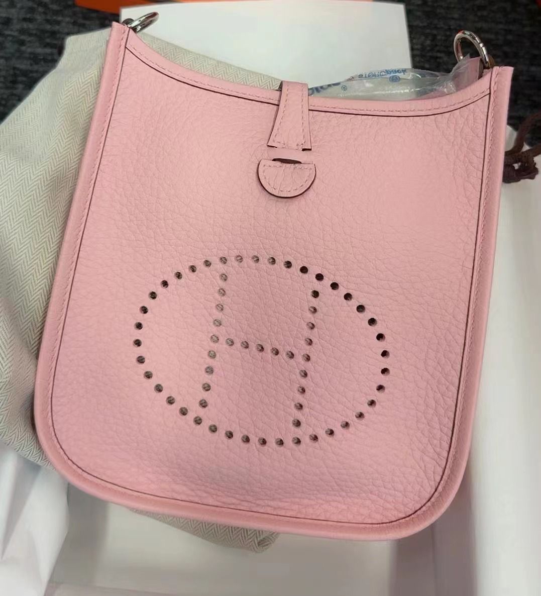 Hermes Mini Evelyne Sakura 🌸 phw stamp W、mySite、garminoutage.com