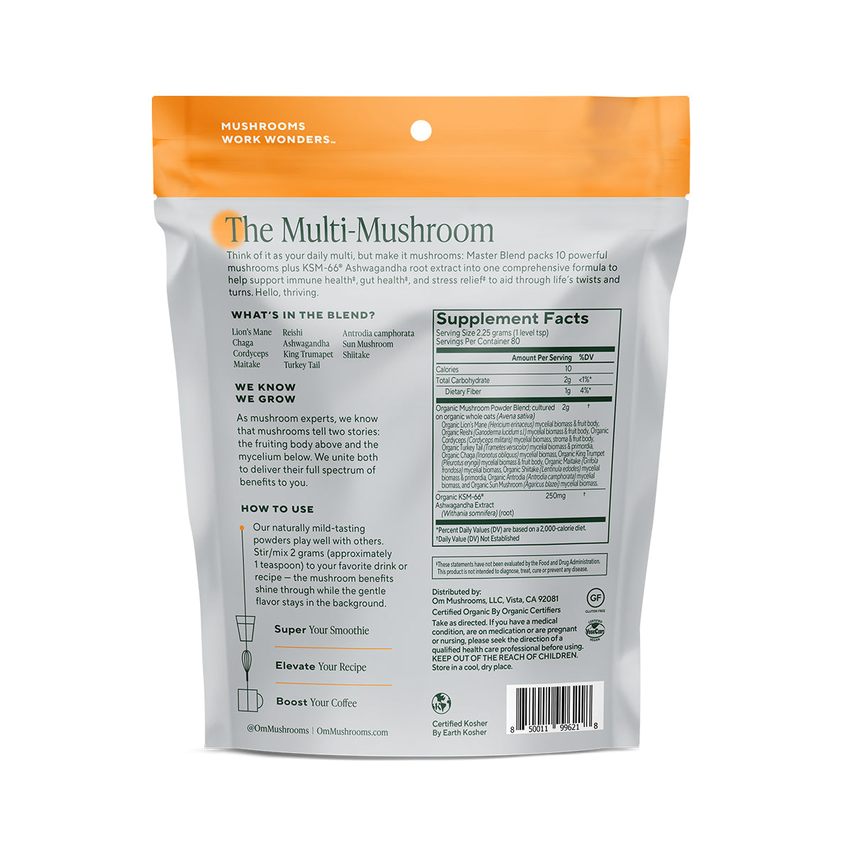 Master Blend Organic Mushroom Powder、mySite、gigharbornorthrealestate