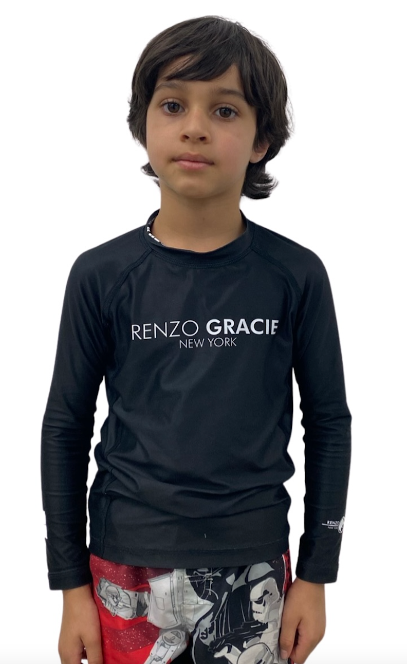 Renzo Gracie Standard Long Sleeve Rashguard - YOUTH、mySite、gigharbornorthrealestate