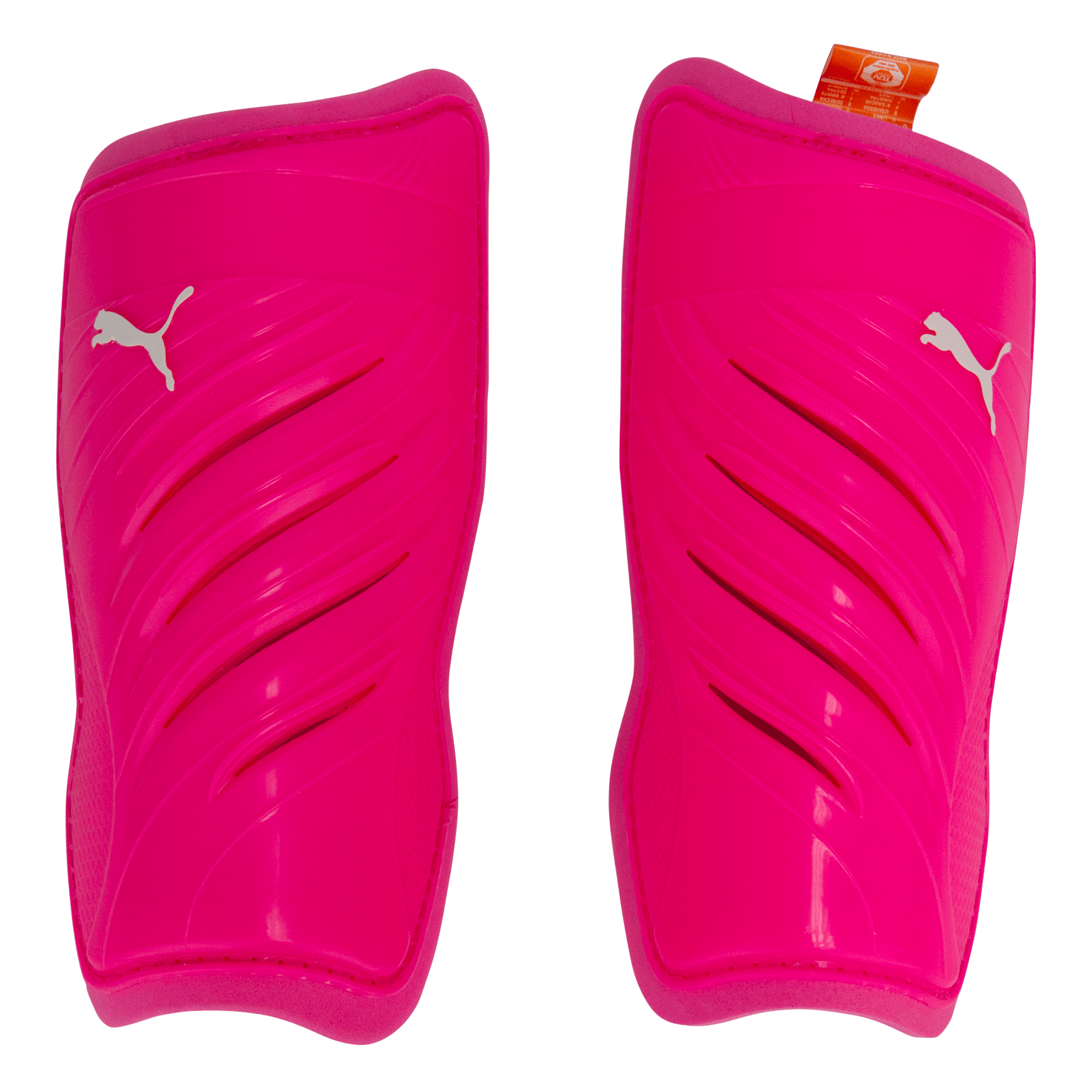 PUMA Cat Ventilation 2 USA Shin Guards Pink/White、mySite、noshort