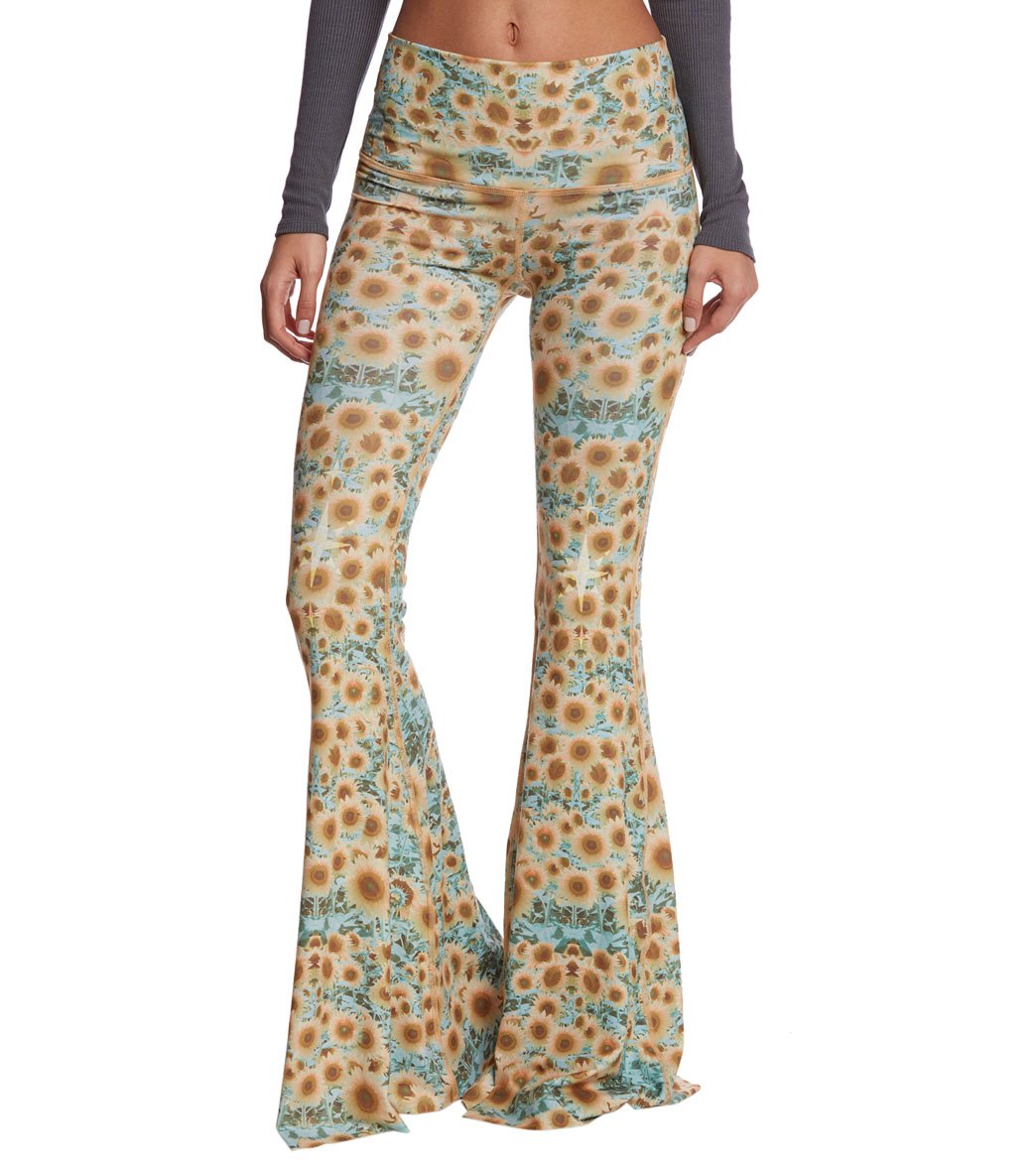 Teeki Sunrise Bell Bottom Yoga Pants、mySite、noshort