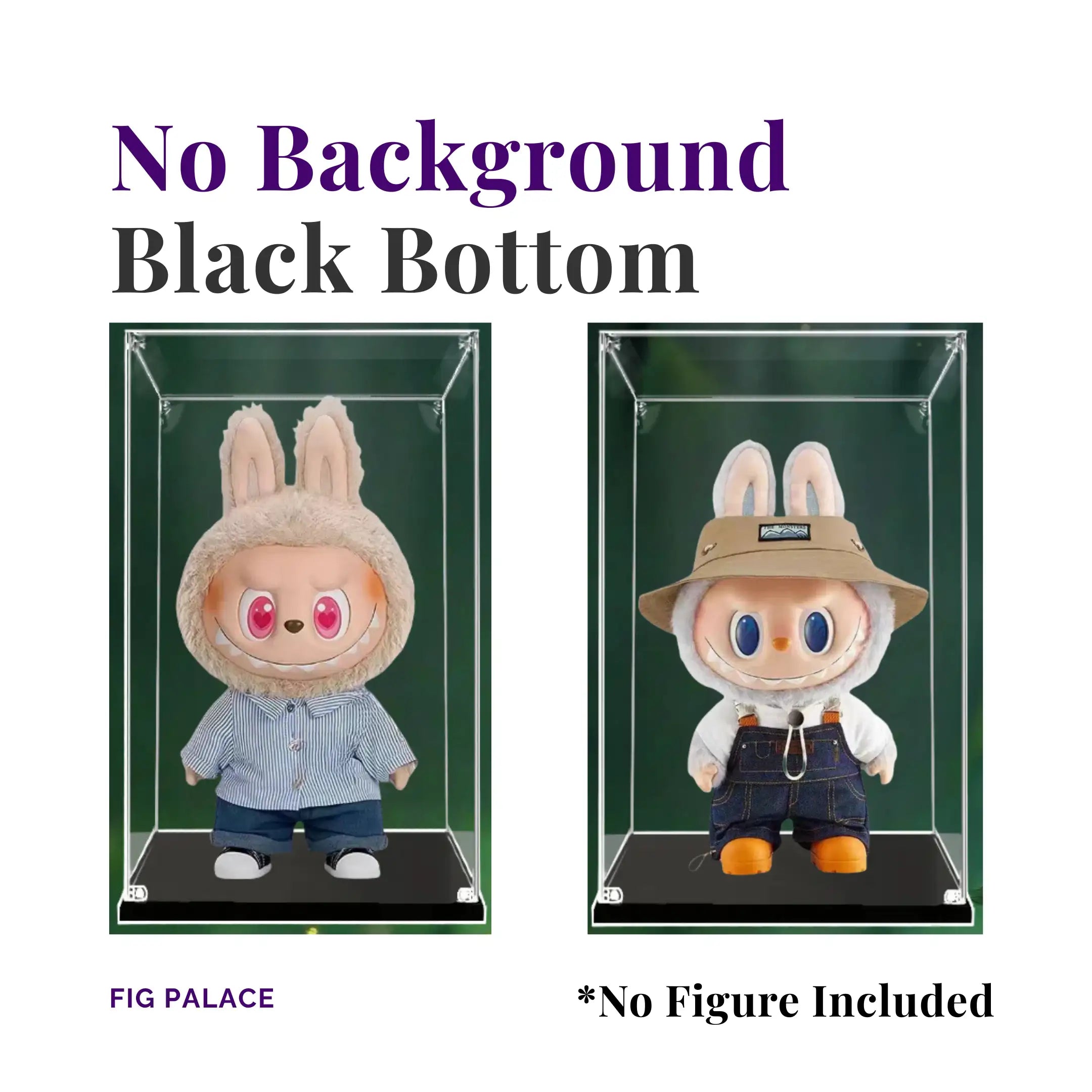  Labubu Display Case, Perfect for Big Labubu Vinyl Face Plush Dolls (Flip with Me, Fall in Wild)、mySite、greenlandpopulation