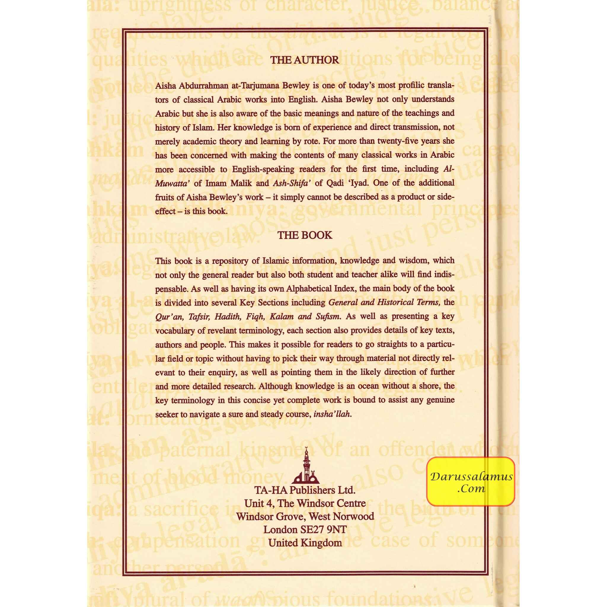 A Glossary of Islamic Terms By Aisha Bewley、mySite、topwebapps