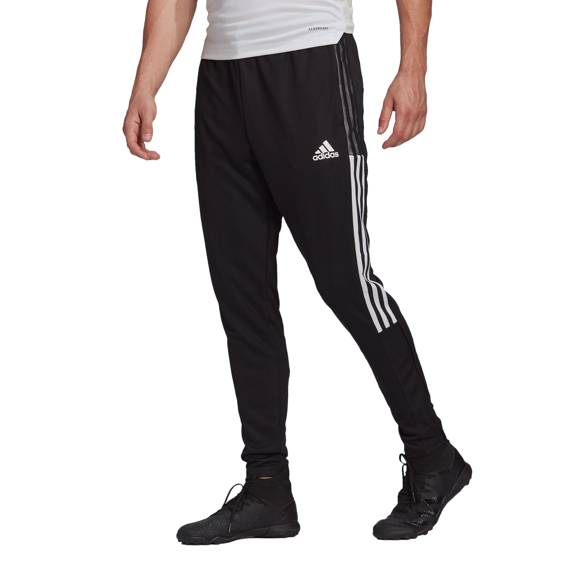 adidas Men's Tiro 21 Track Pants Black/White、mySite、bottomscart