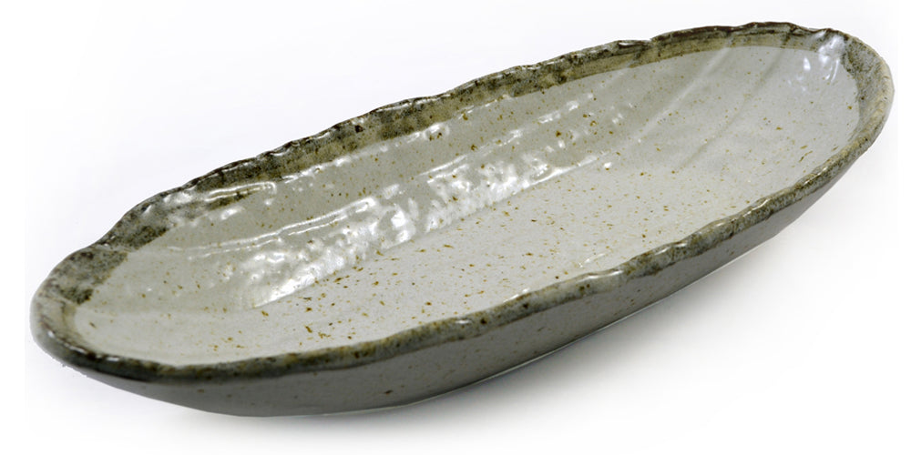 Long Beige Glaze Japanese Ceramic Dish、mySite、topwebapps