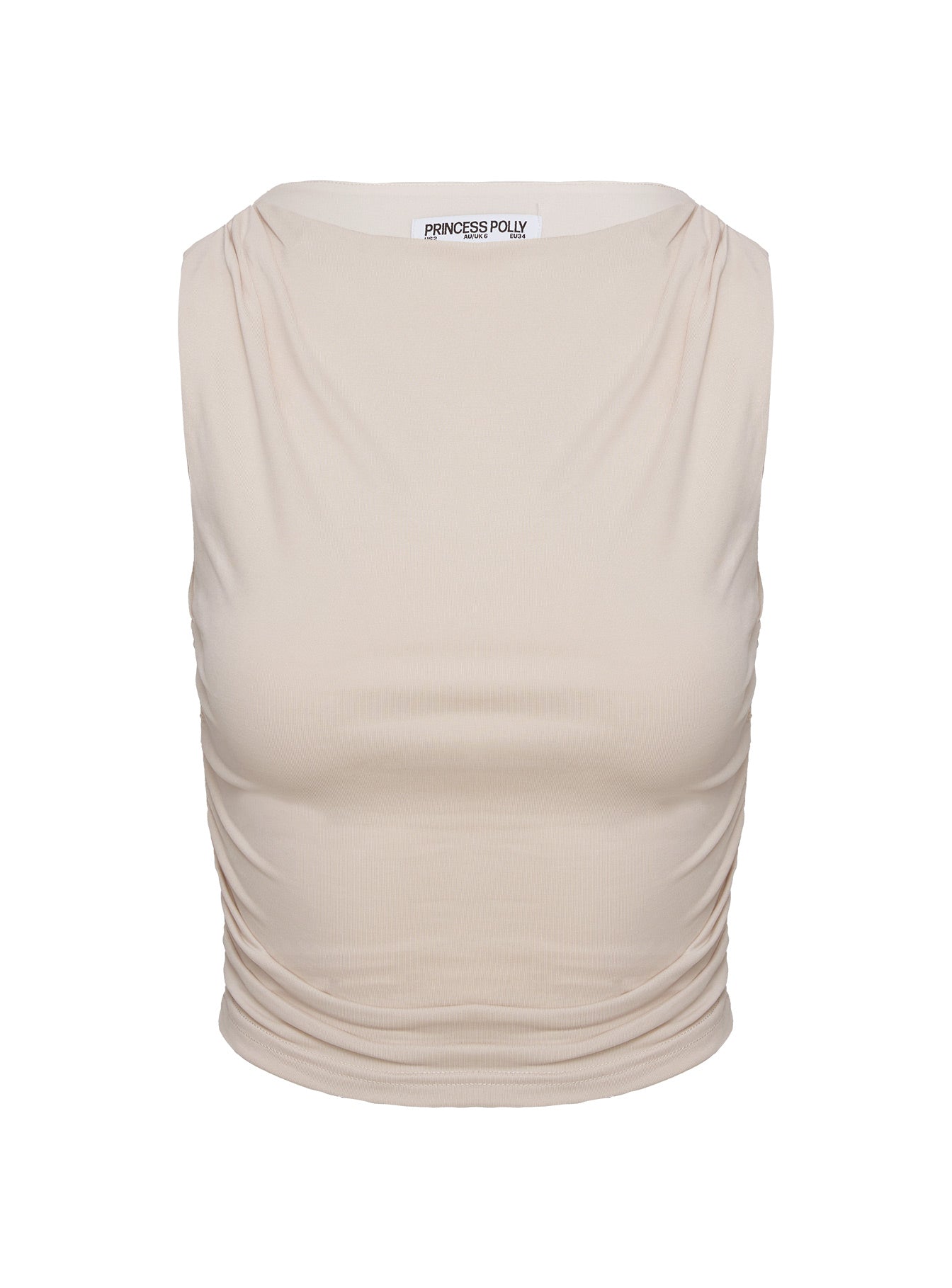 Hold Em High Neck Top Cream、mySite、solidvoid