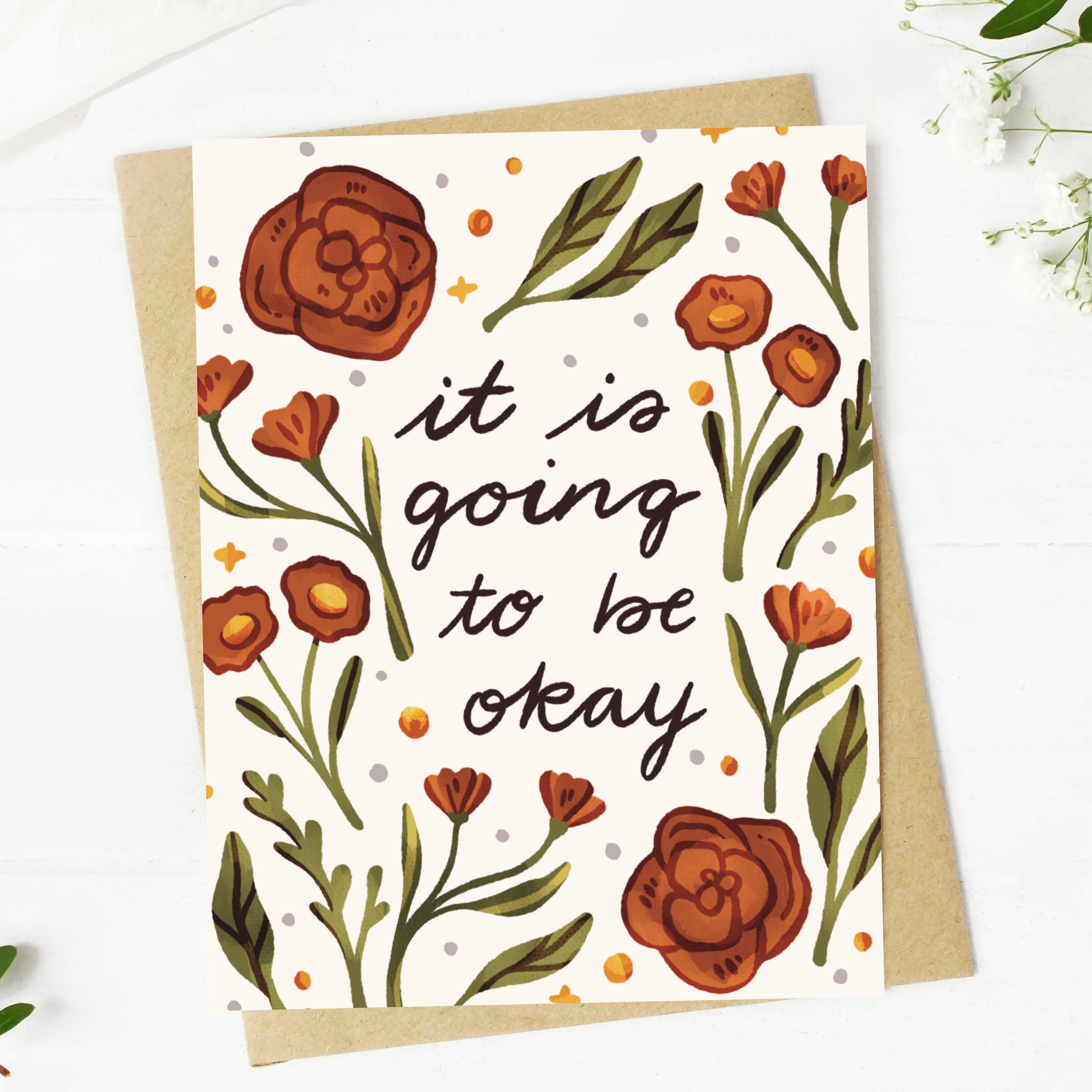  It is going to be okay Inspirational Greeting Card、mySite、ghnorth