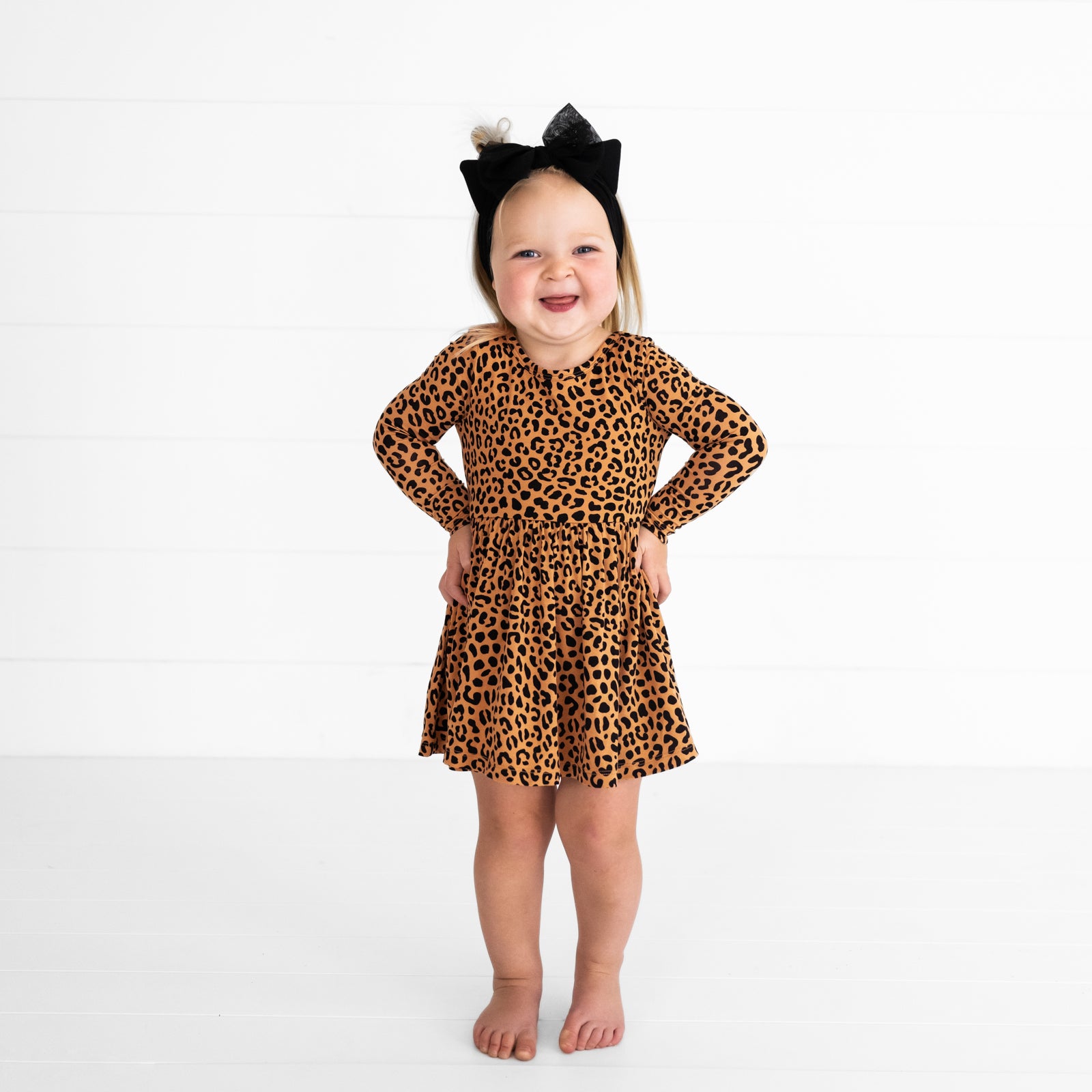 Classic Leopard Twirl Dress with Bodysuit、mySite、g9winljtr