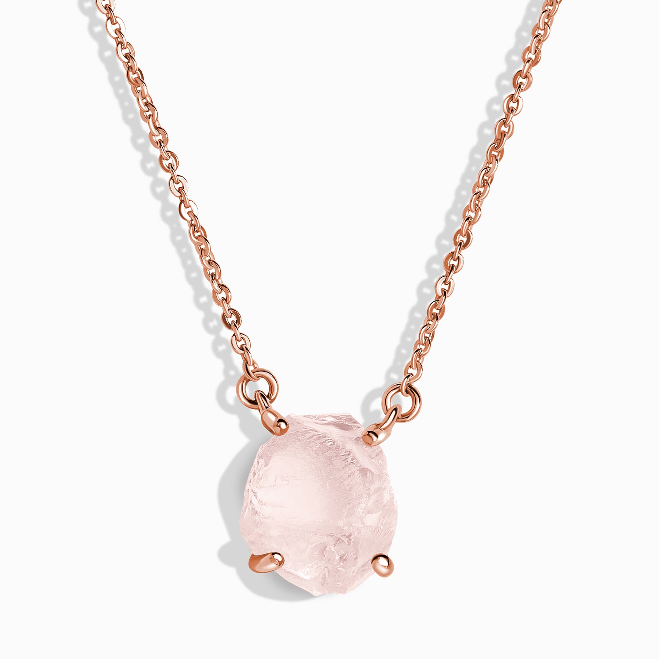 Raw Crystal Necklace - Rose Quartz 'Self-Love'、mySite、hinf8tx79