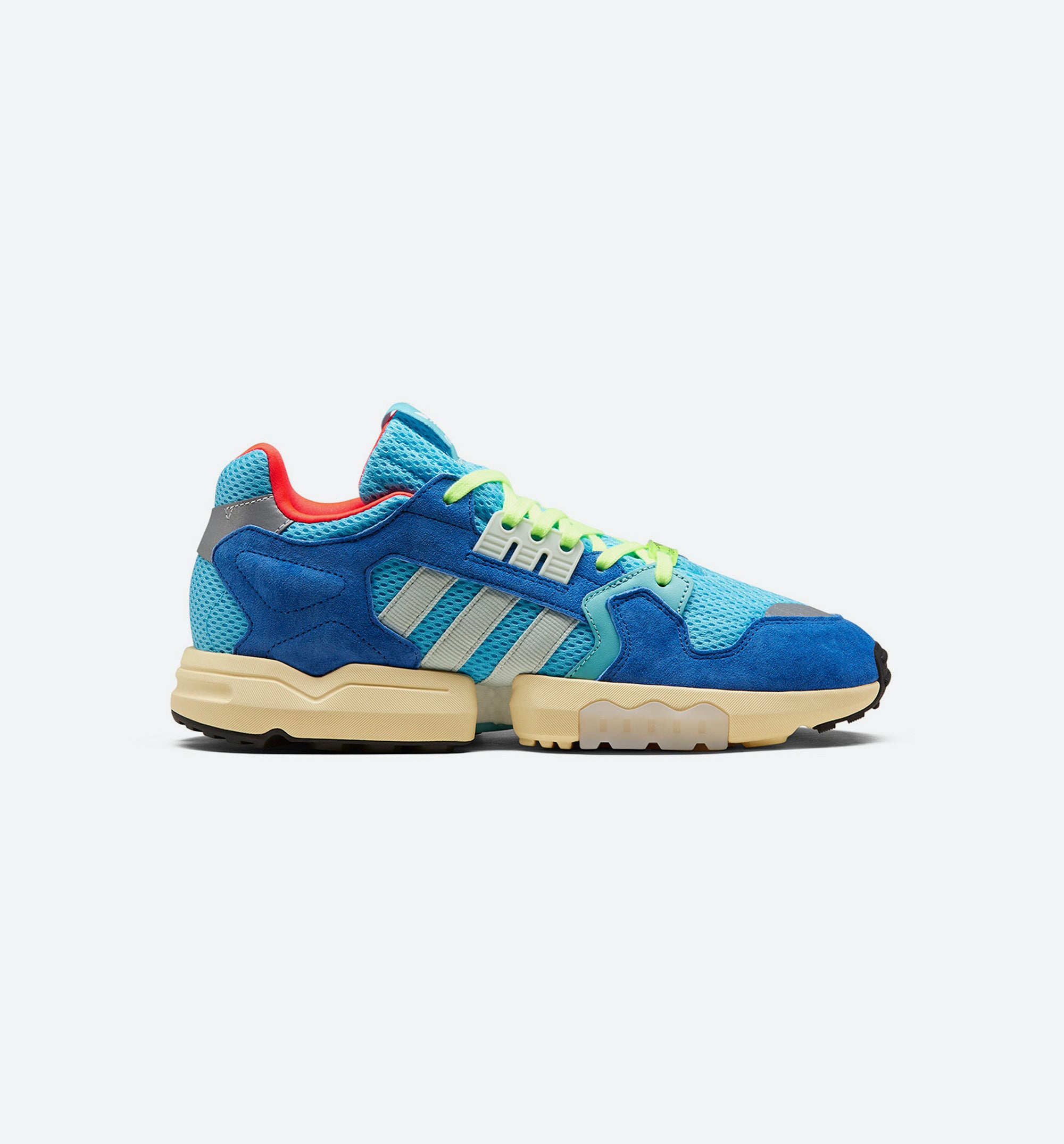 ZX Torsion Mens Lifestyle Shoe - Bright Cyan/Linen Green/Blue、mySite、dreamappss