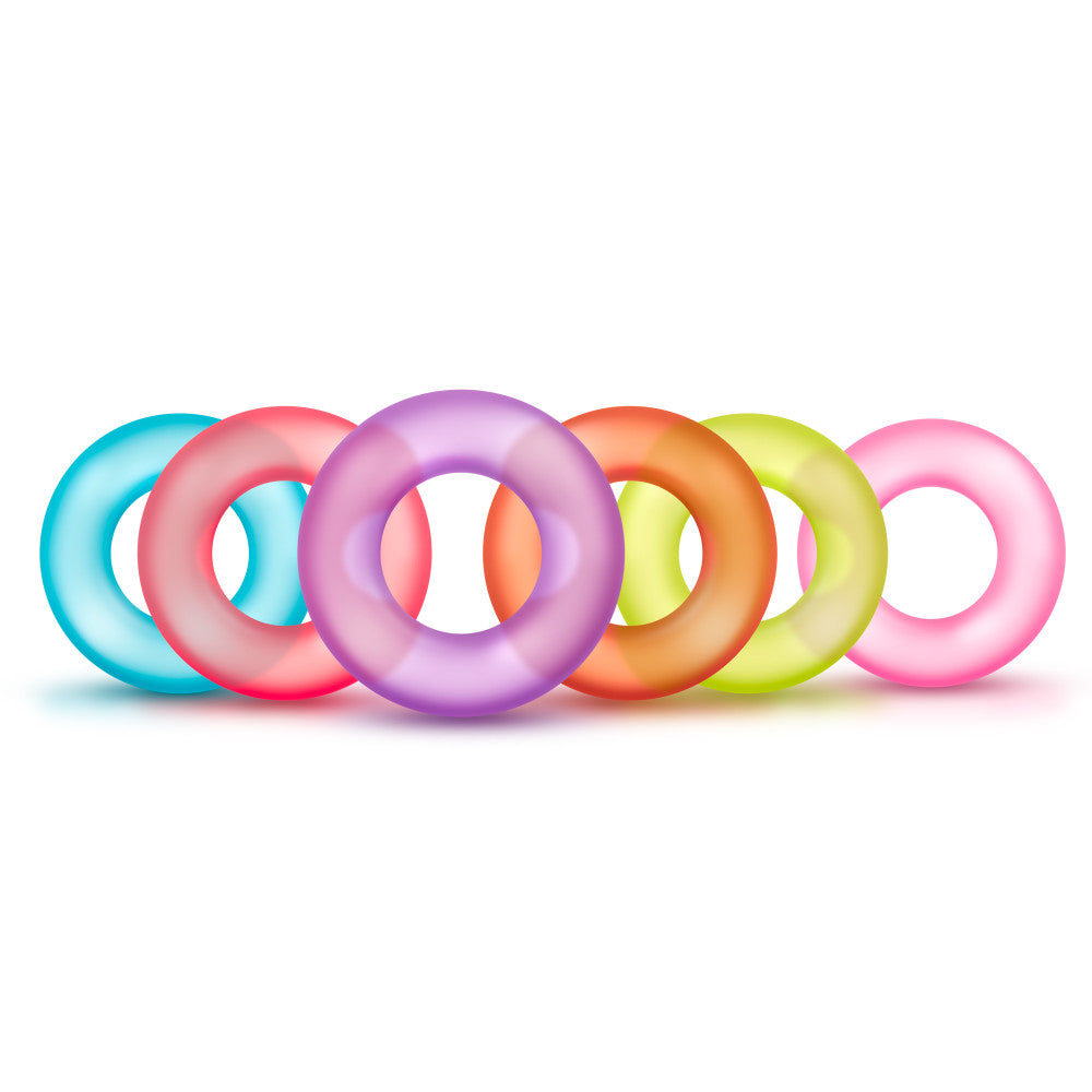 Play With Me By Blush® | King of the Ring: Assorted Penis Rings (6-Pack)、mySite、bottomscart