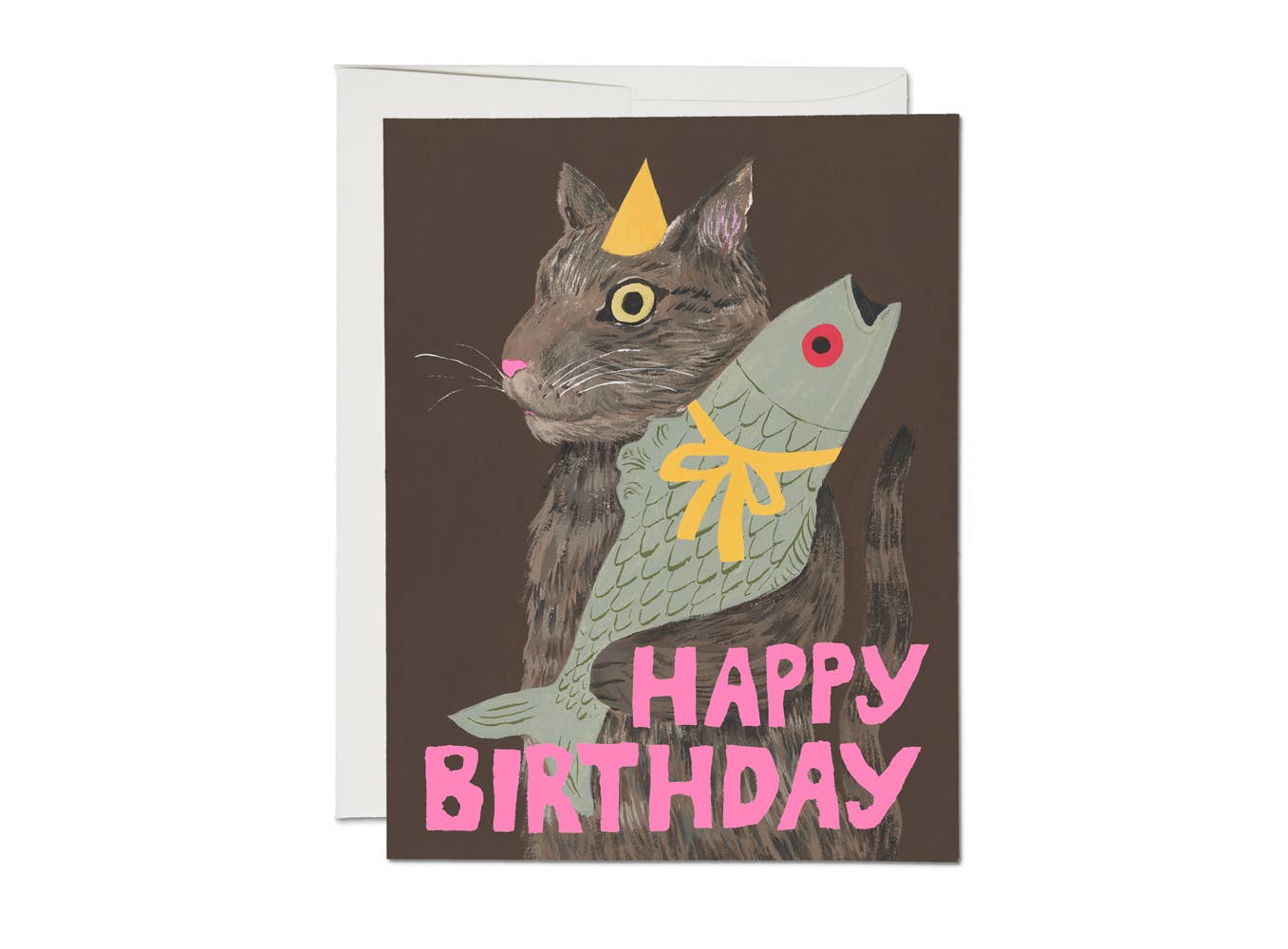 Red Cap Cards - Cat's Delight birthday greeting card、mySite、garagedoors4me