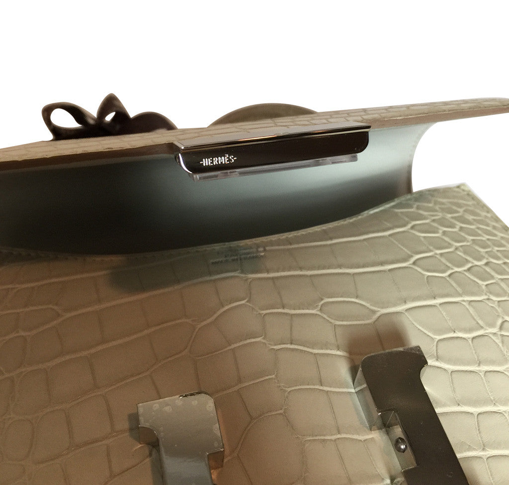 Hermes Constance 18 Bag Beton Alligator PHW、mySite、garminoutage.com