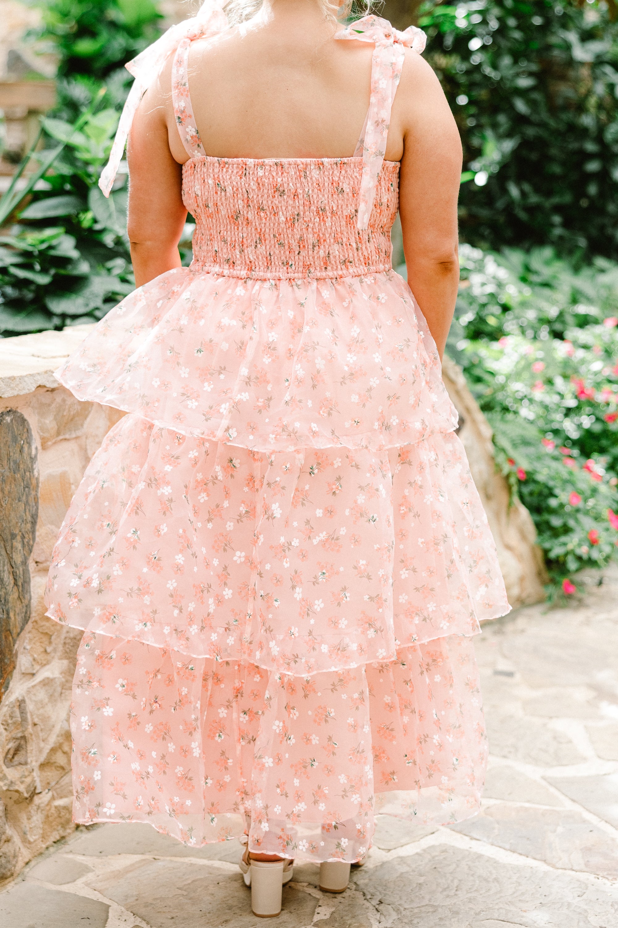  Our Perfect Moment Dress, Peach Blush、mySite、justintrudeaud