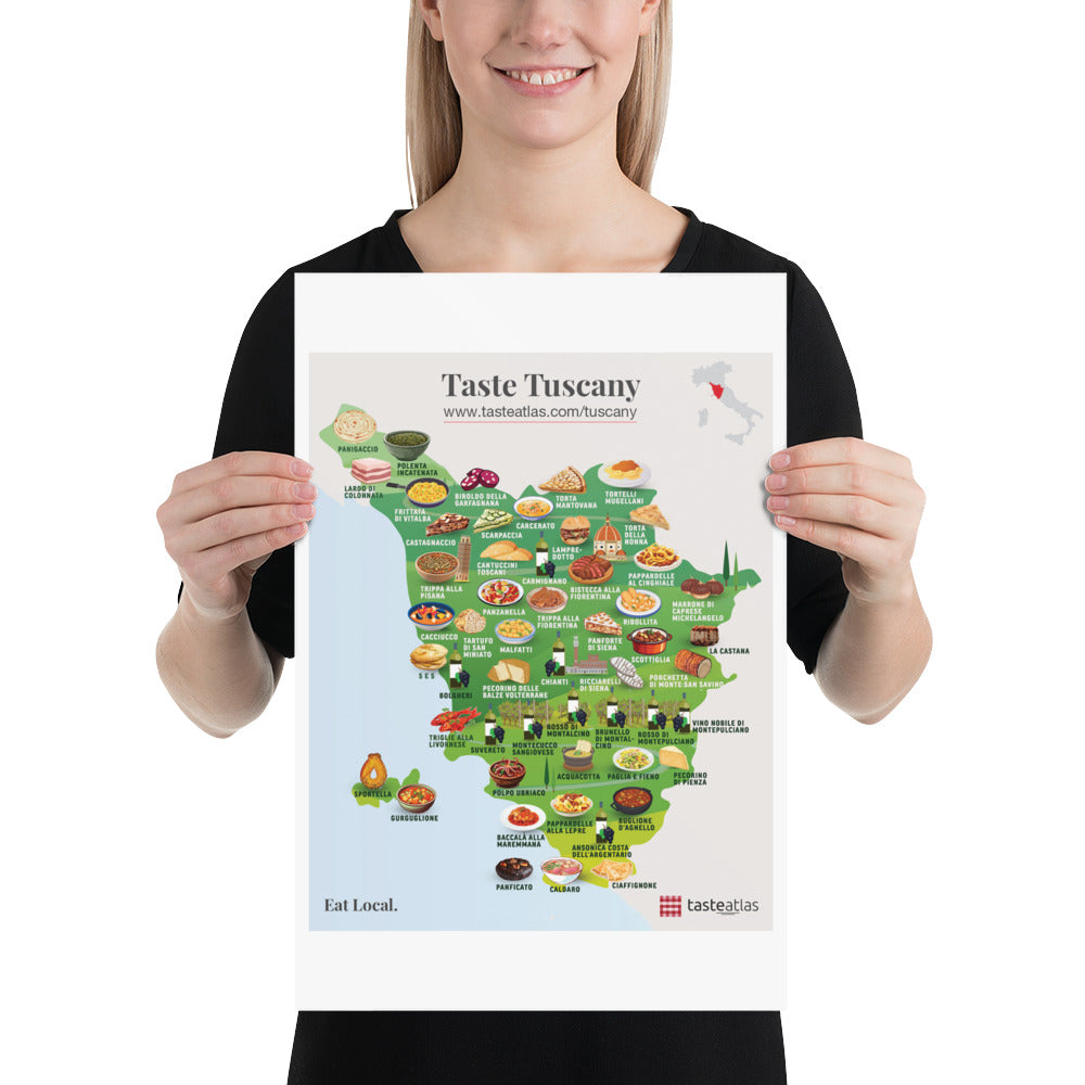 Taste Tuscany Poster (in)、mySite、camillekostekn