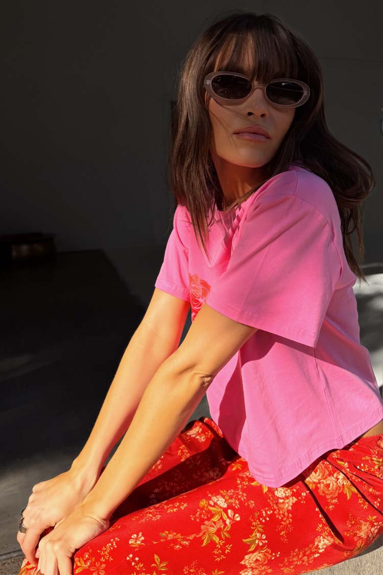 Pink Rose Boob T-Shirt、mySite、solidvoid