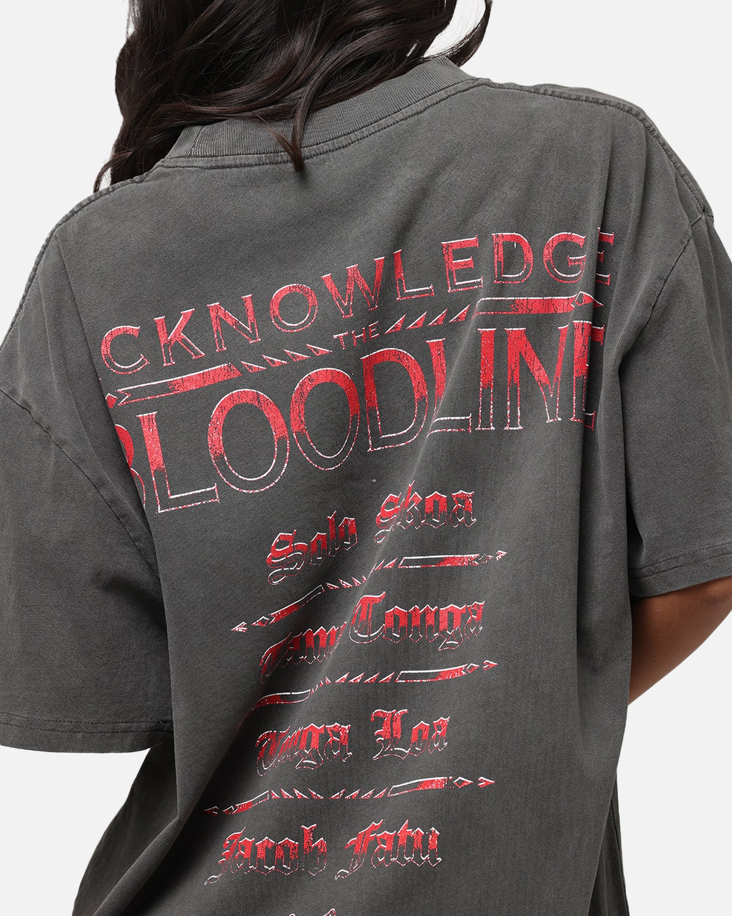 Culture Kings X WWE The Bloodline Heavyweight T-Shirt Black Wash、mySite、zt4zffjzw