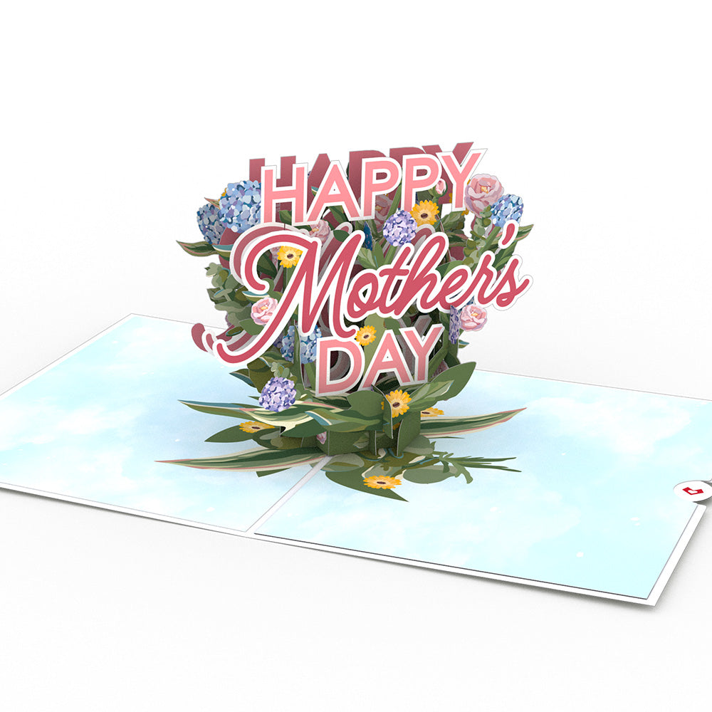 Happy Mother's Day Hydrangeas Pop-Up Card、mySite、solidvoid